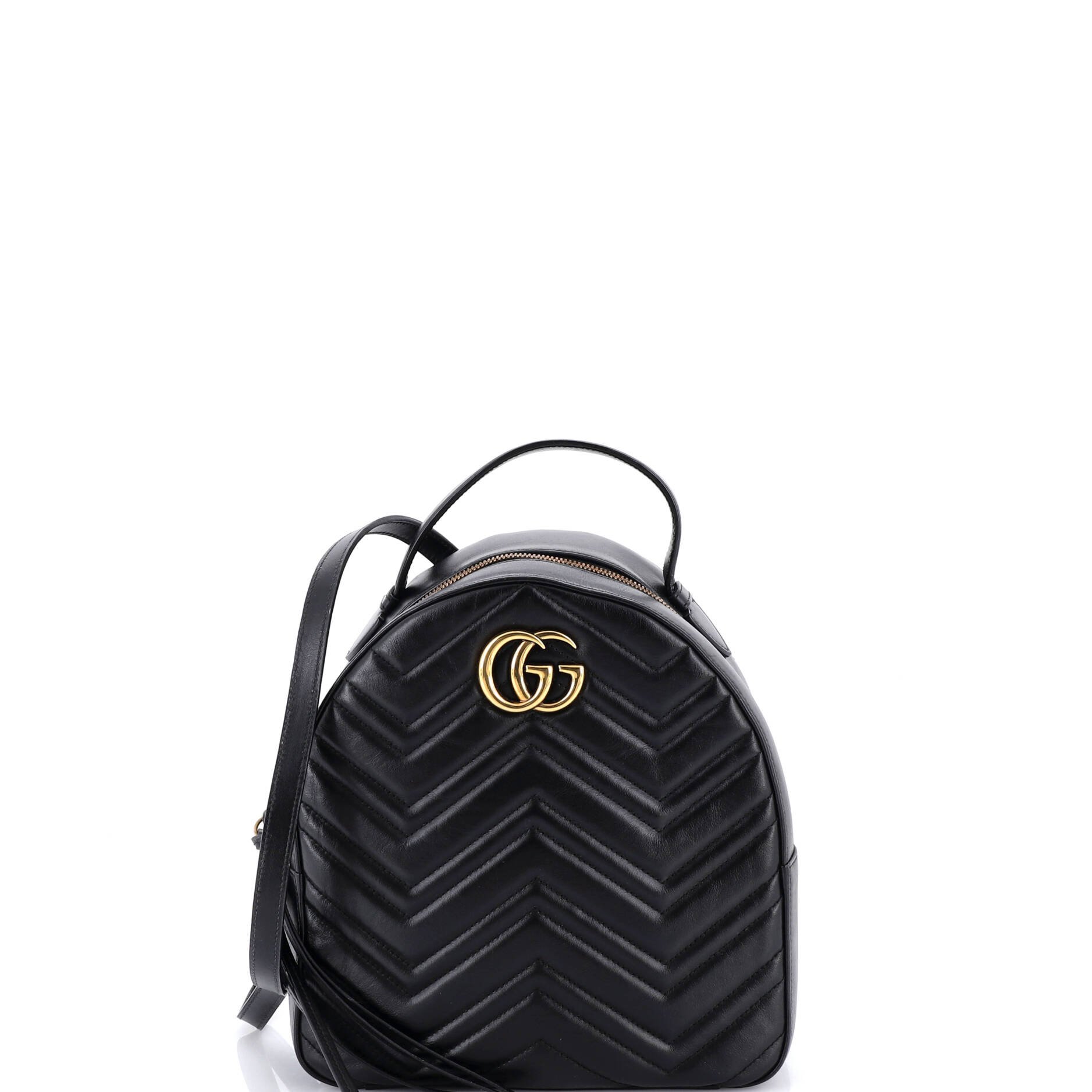 Gucci GG Marmont Backpack Matelasse Leather Small