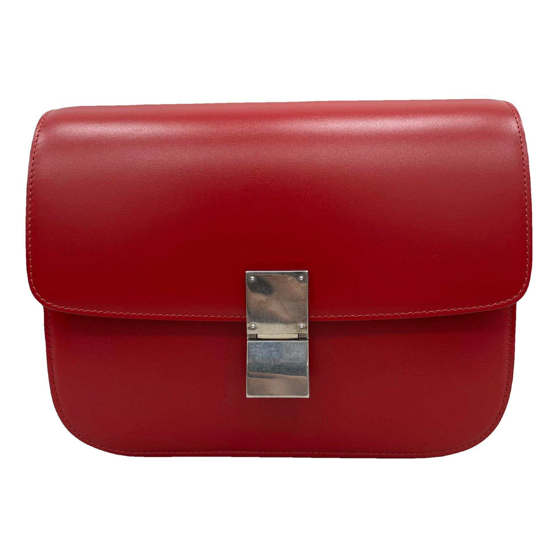 Classic leather crossbody bag