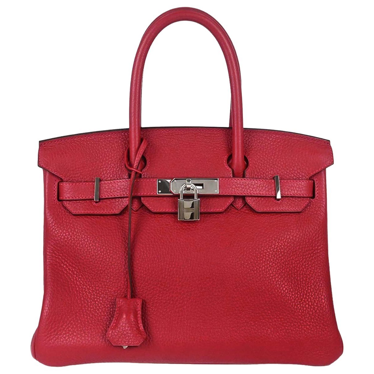 Hermes Birkin Handbag Clemence Leather