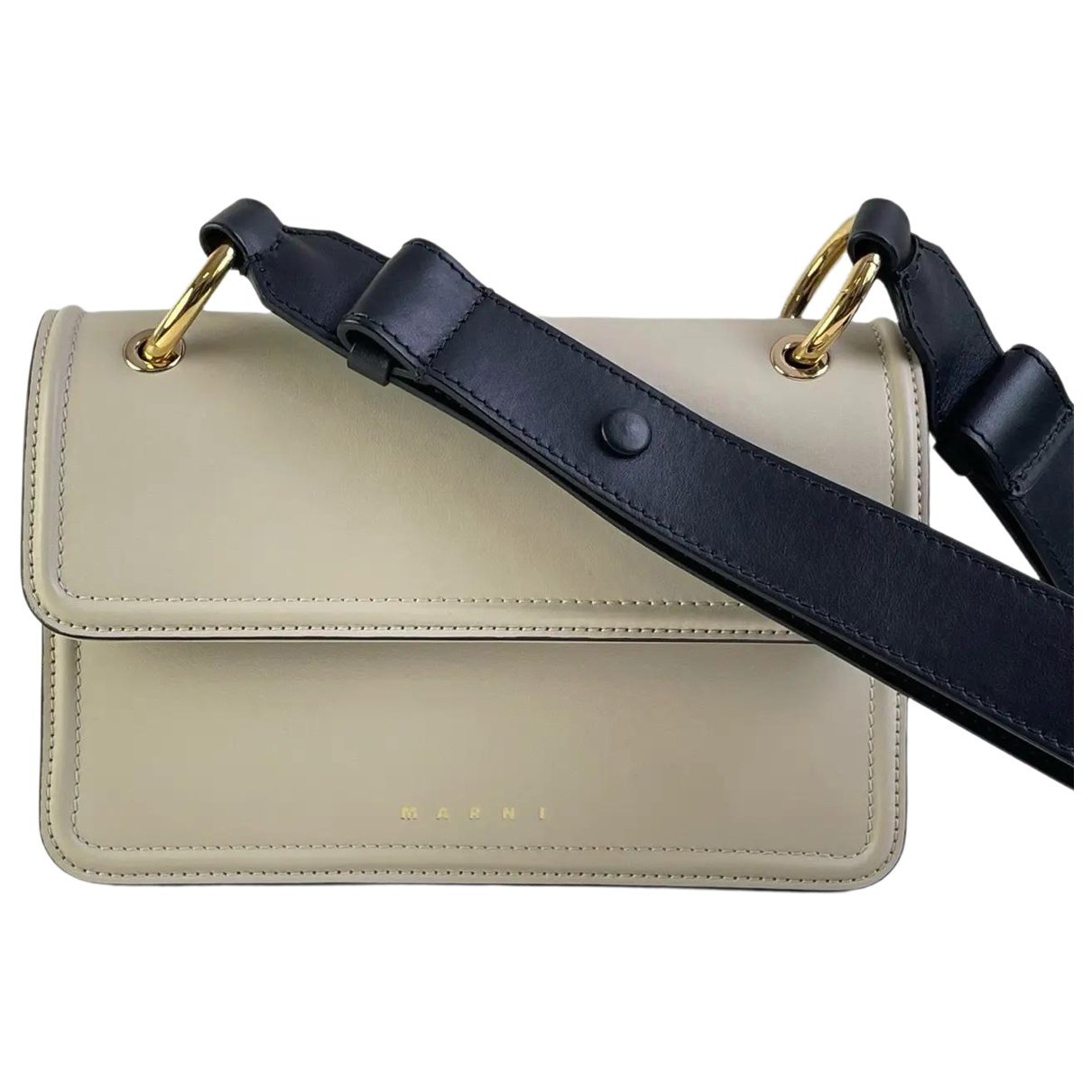 Trunk leather handbag