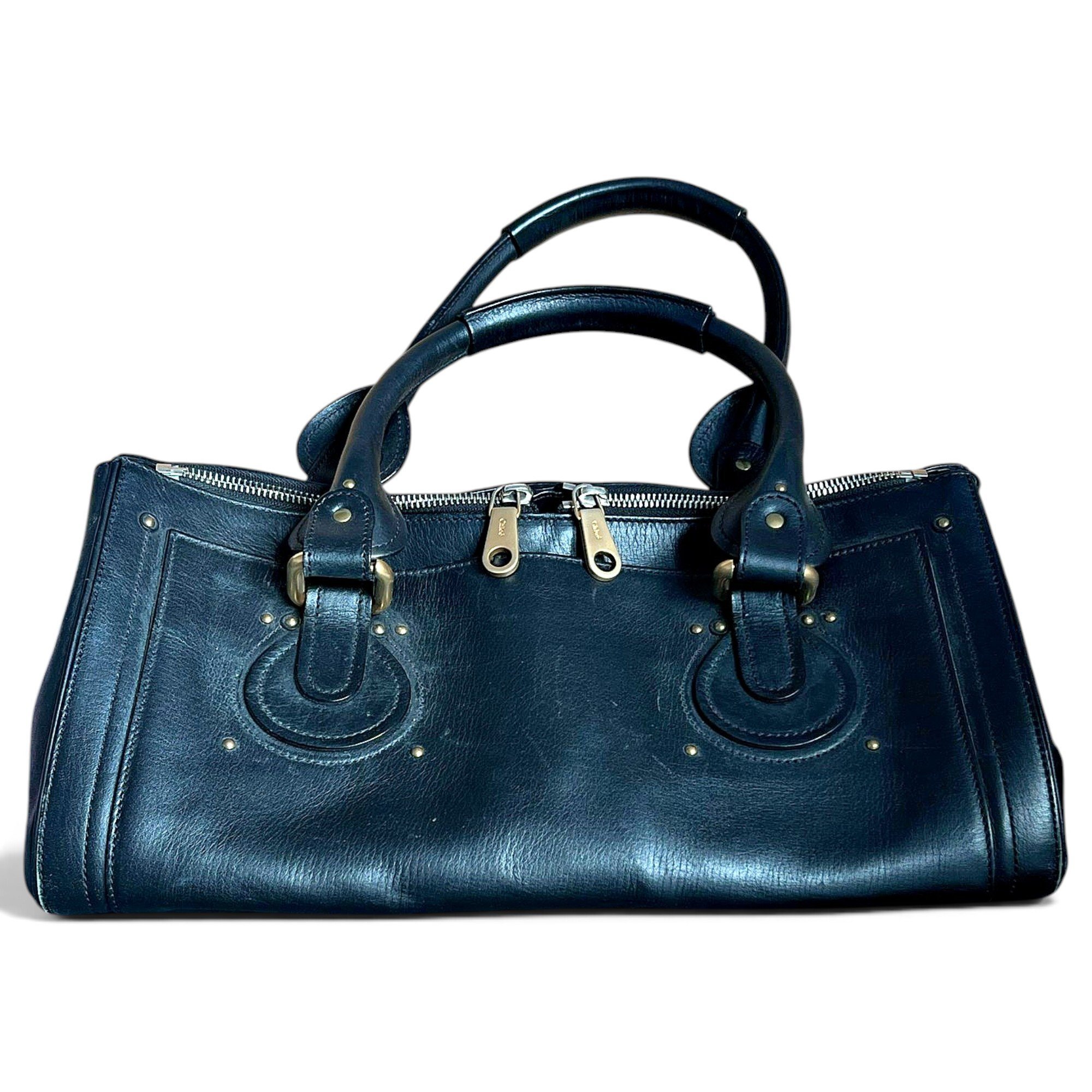 Leather satchel