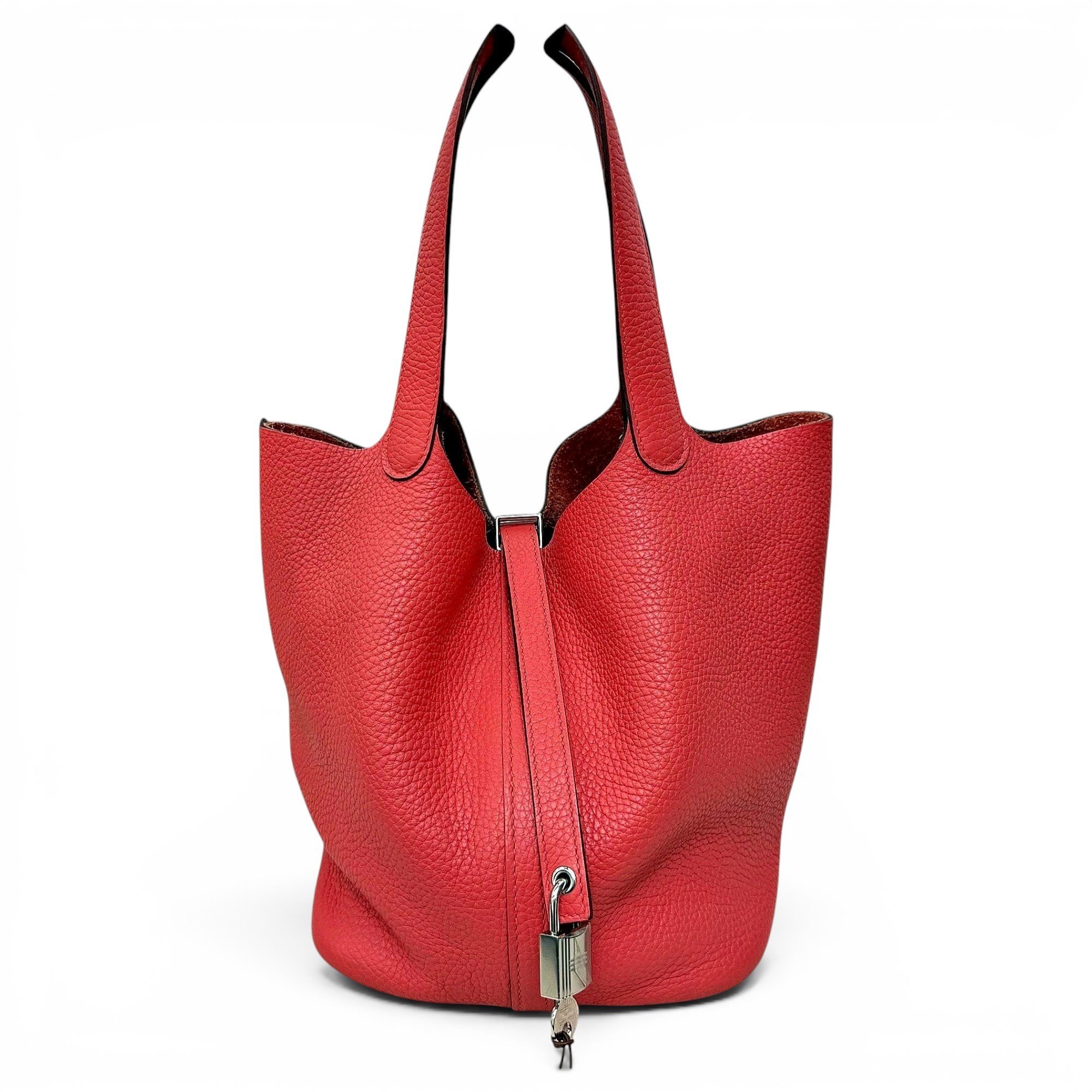 Picotin leather handbag