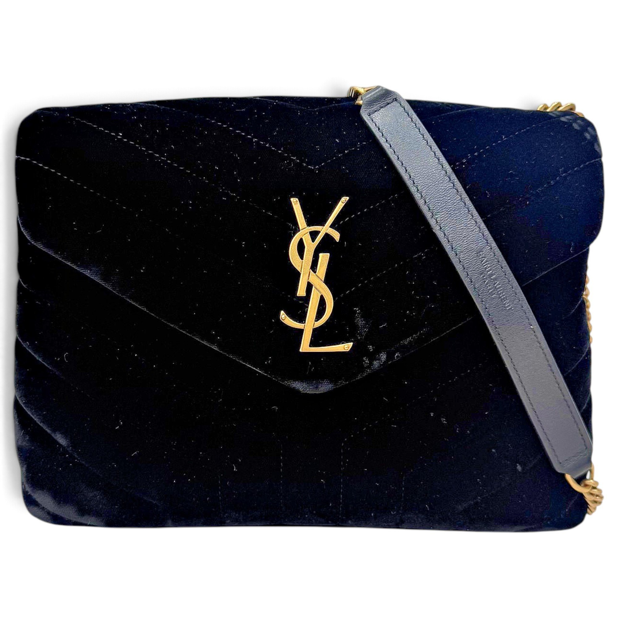 Saint Laurent Loulou velvet handbag