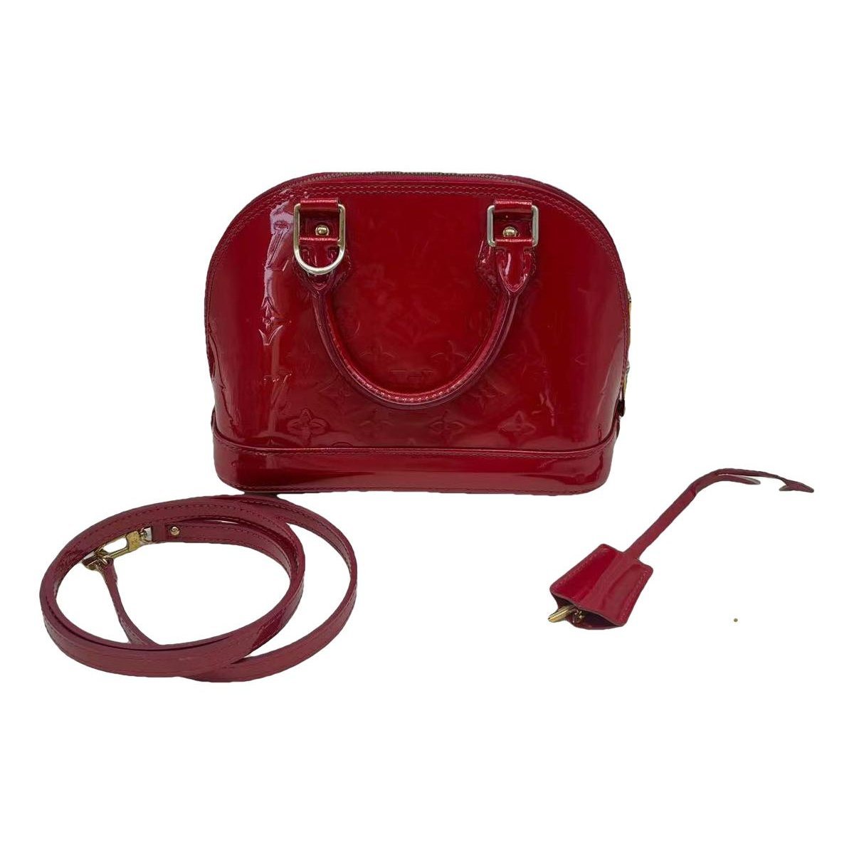 Alma BB patent leather handbag