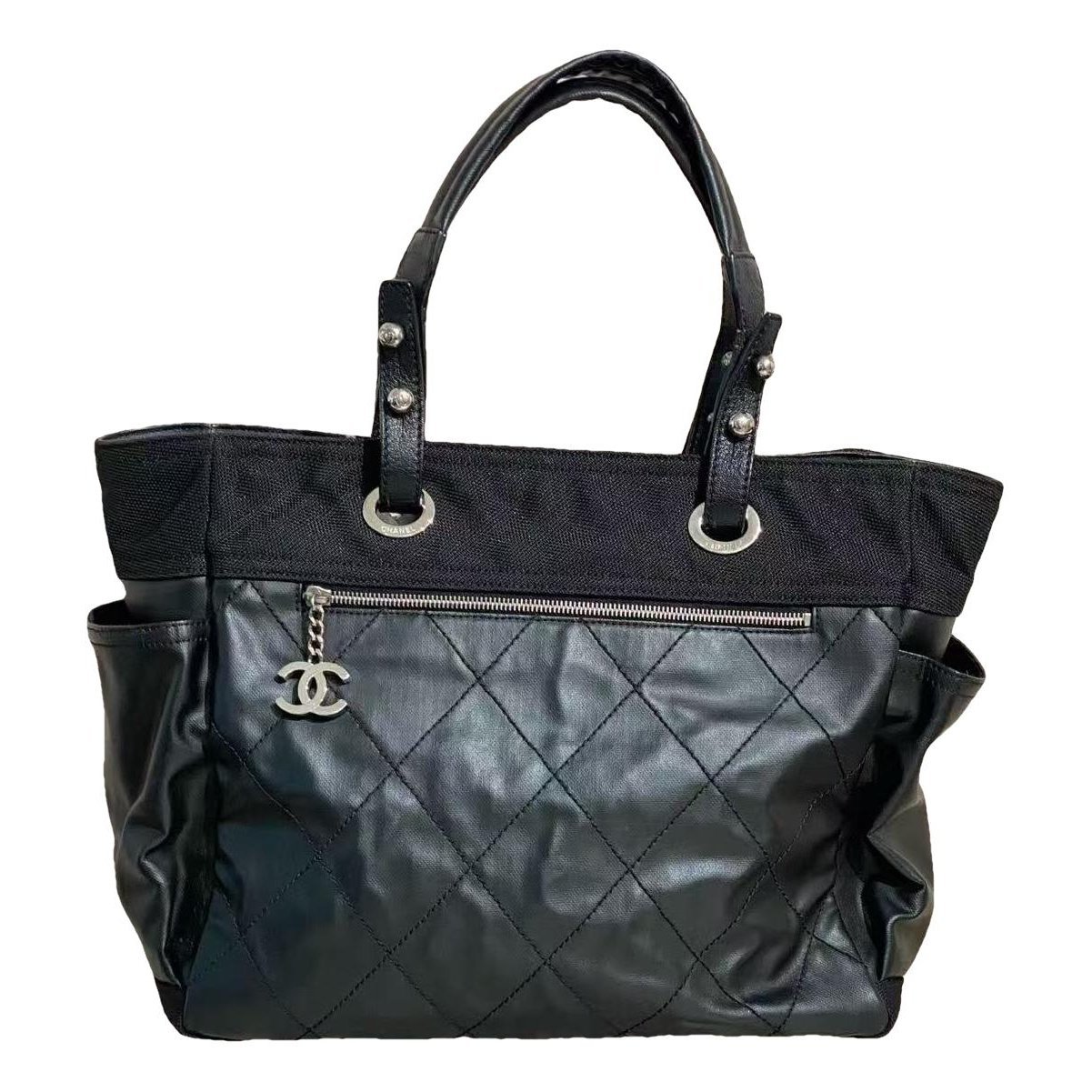 Paris-Biarritz leather handbag