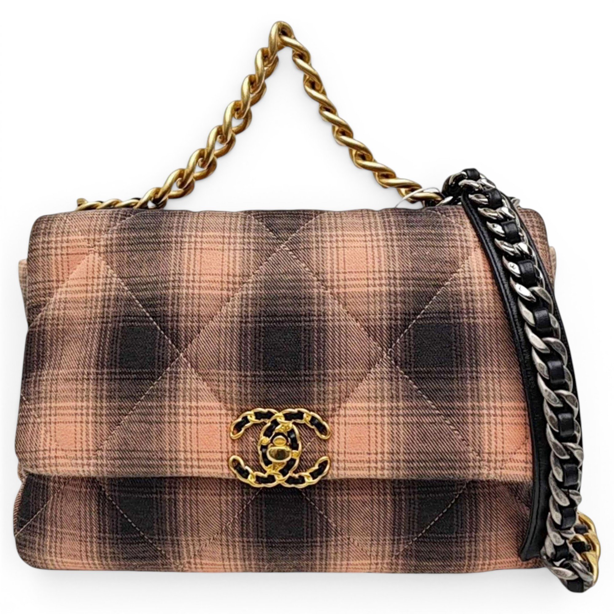 Chanel 19 cloth handbag