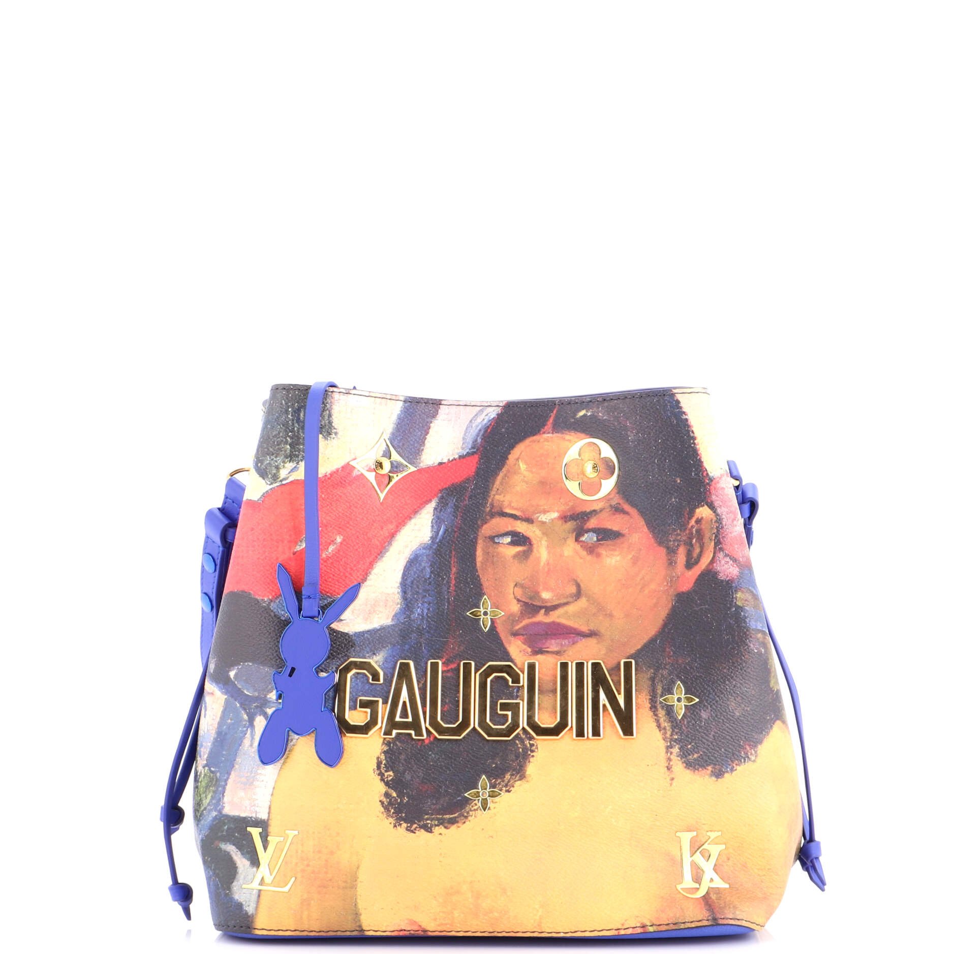 Louis Vuitton NeoNoe Handbag Limited Edition Jeff Koons Gauguin Print Canvas