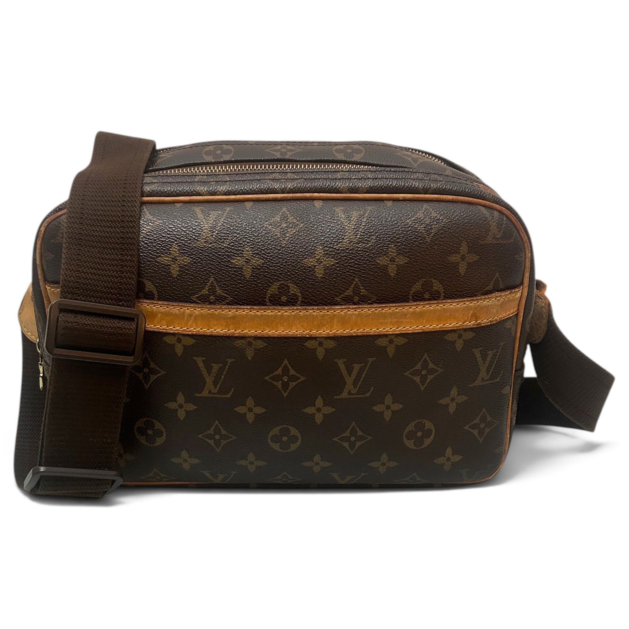 Reporter leather crossbody bag