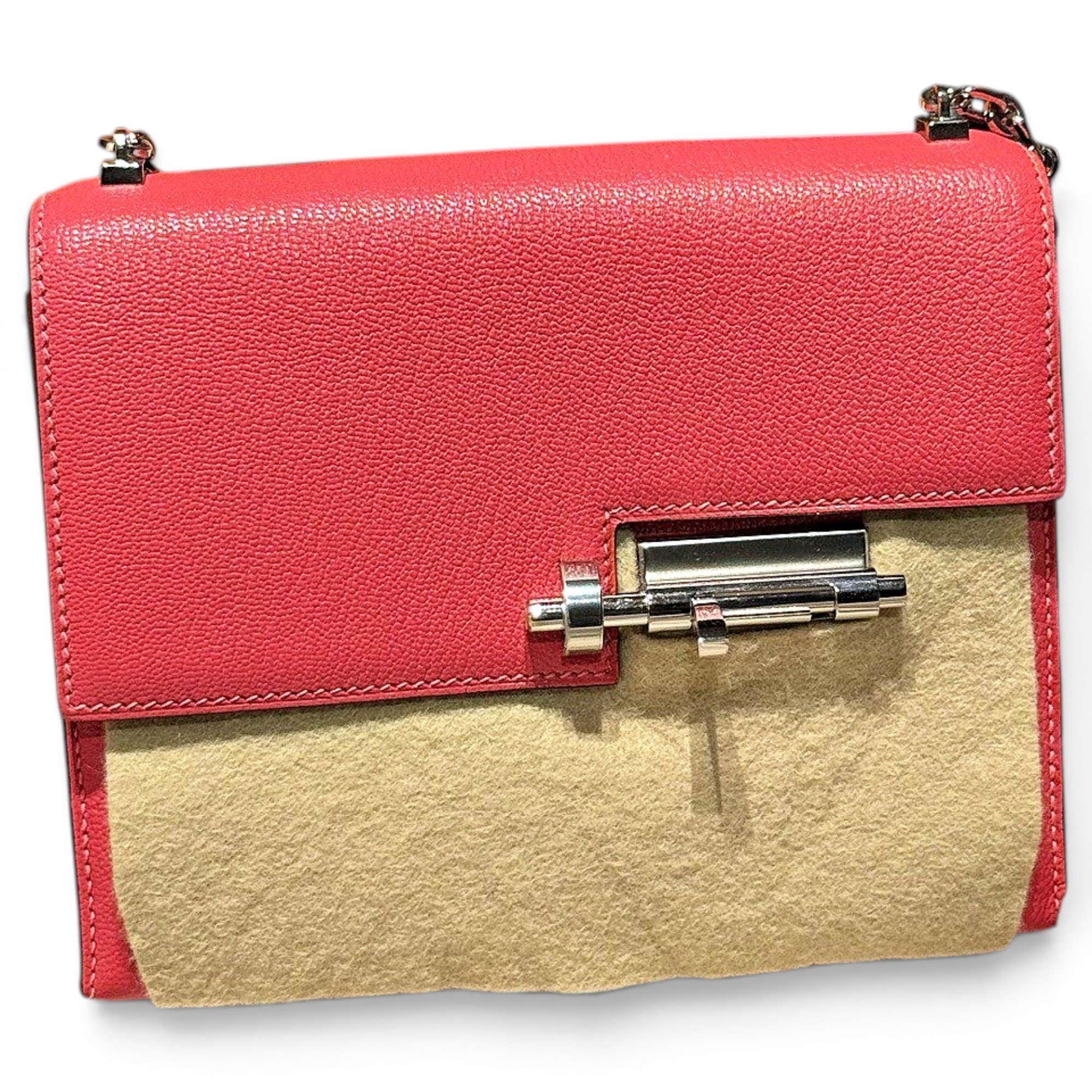 Verrou Mini leather handbag