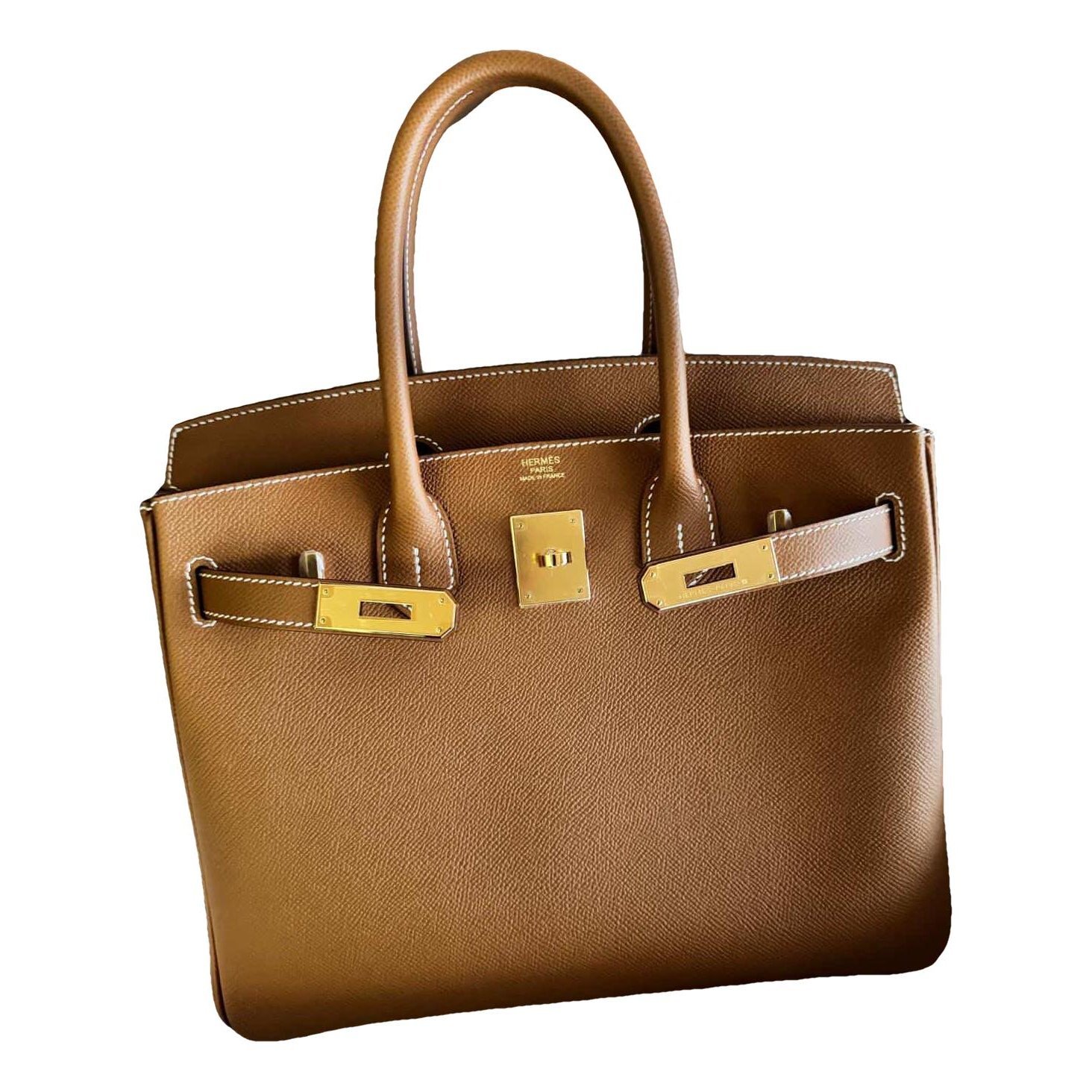 Birkin 30 leather handbag