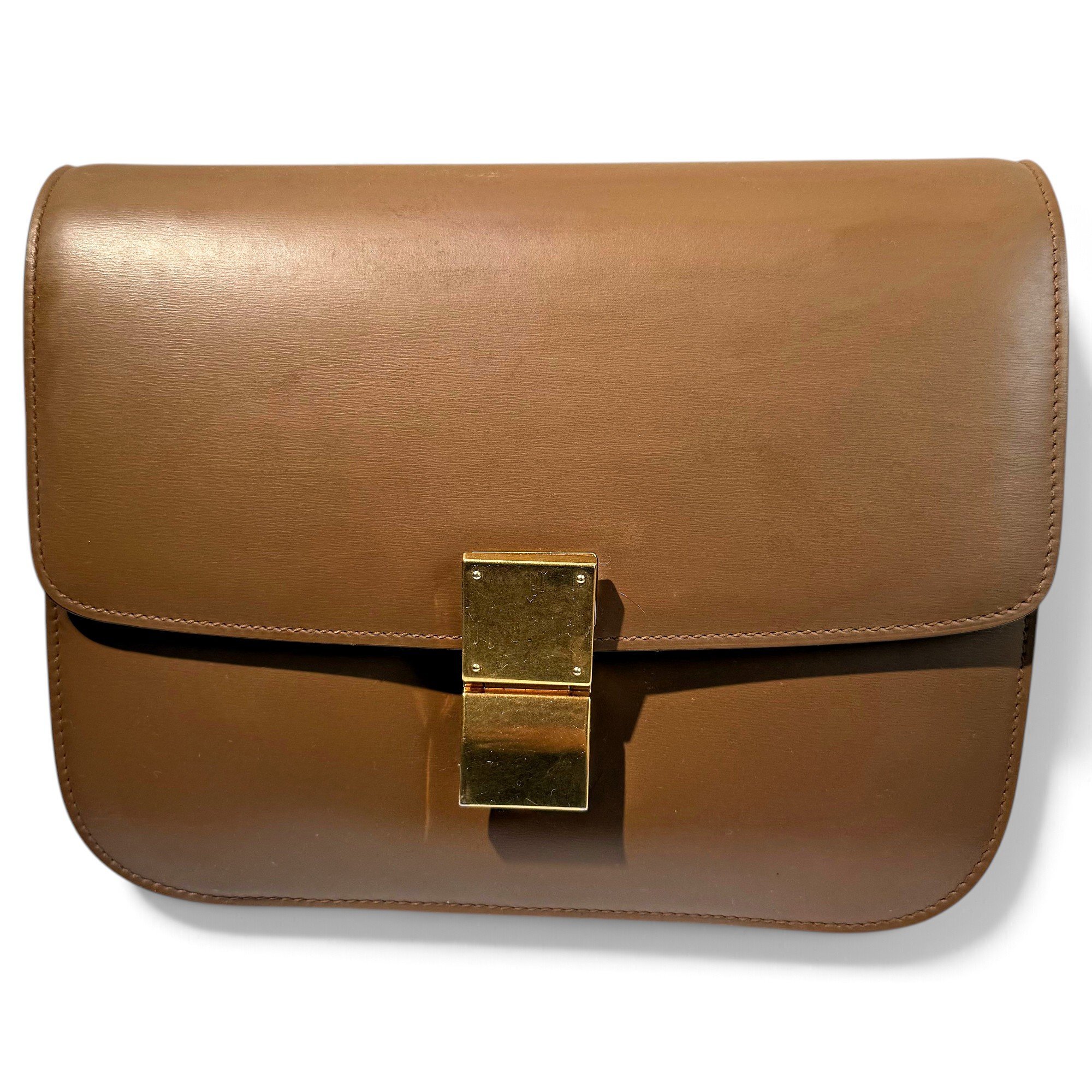 Classic leather handbag