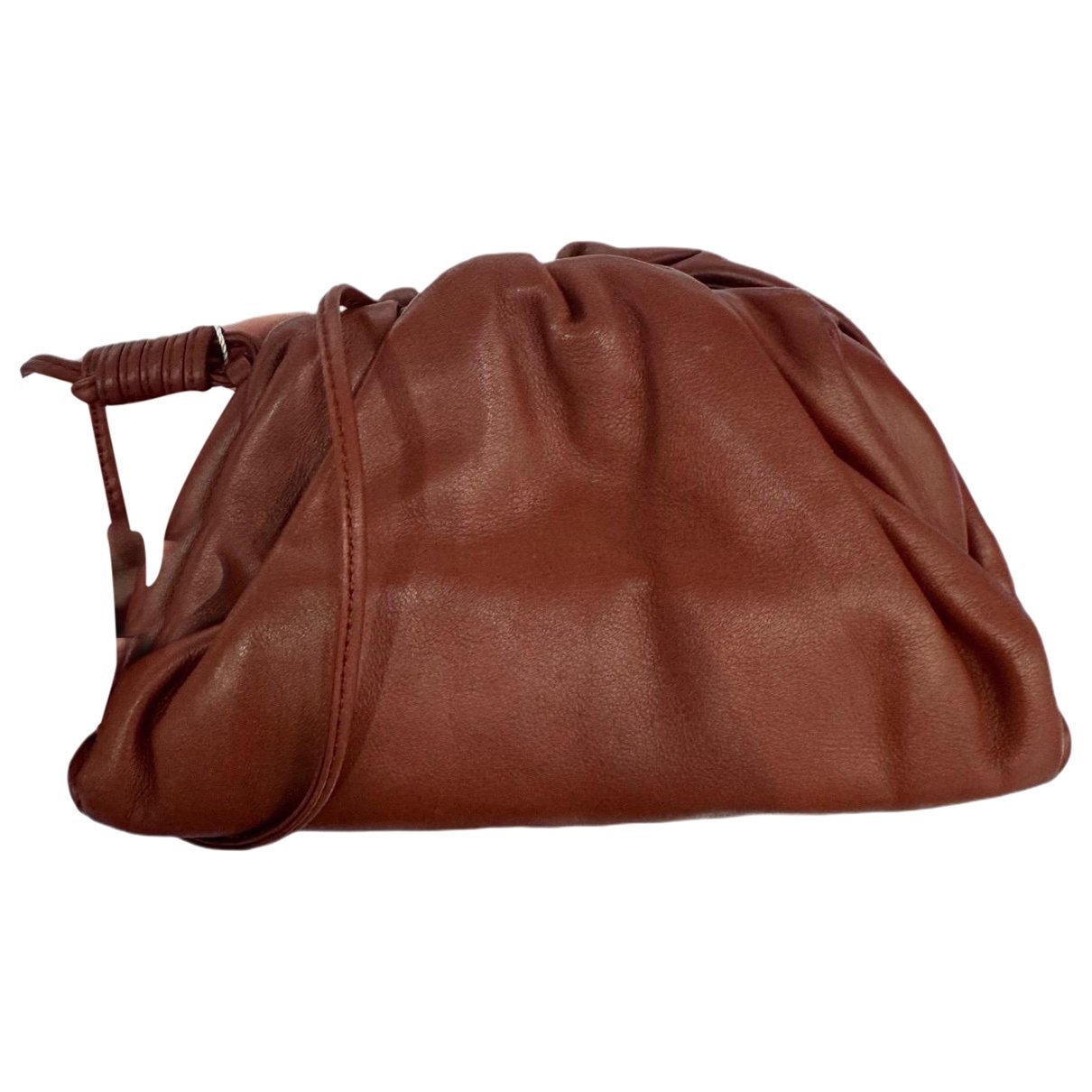 Pouch leather handbag
