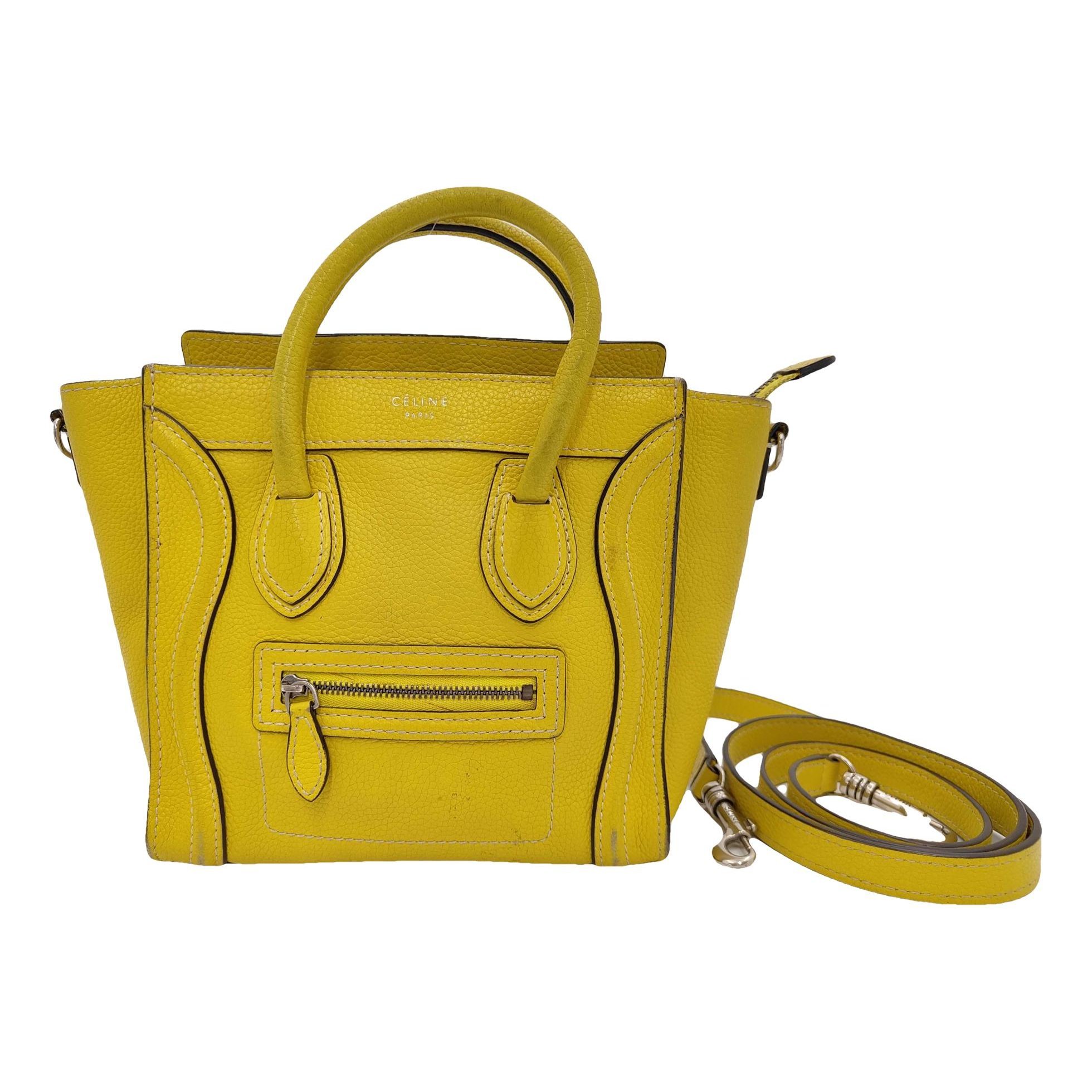Nano Luggage leather handbag