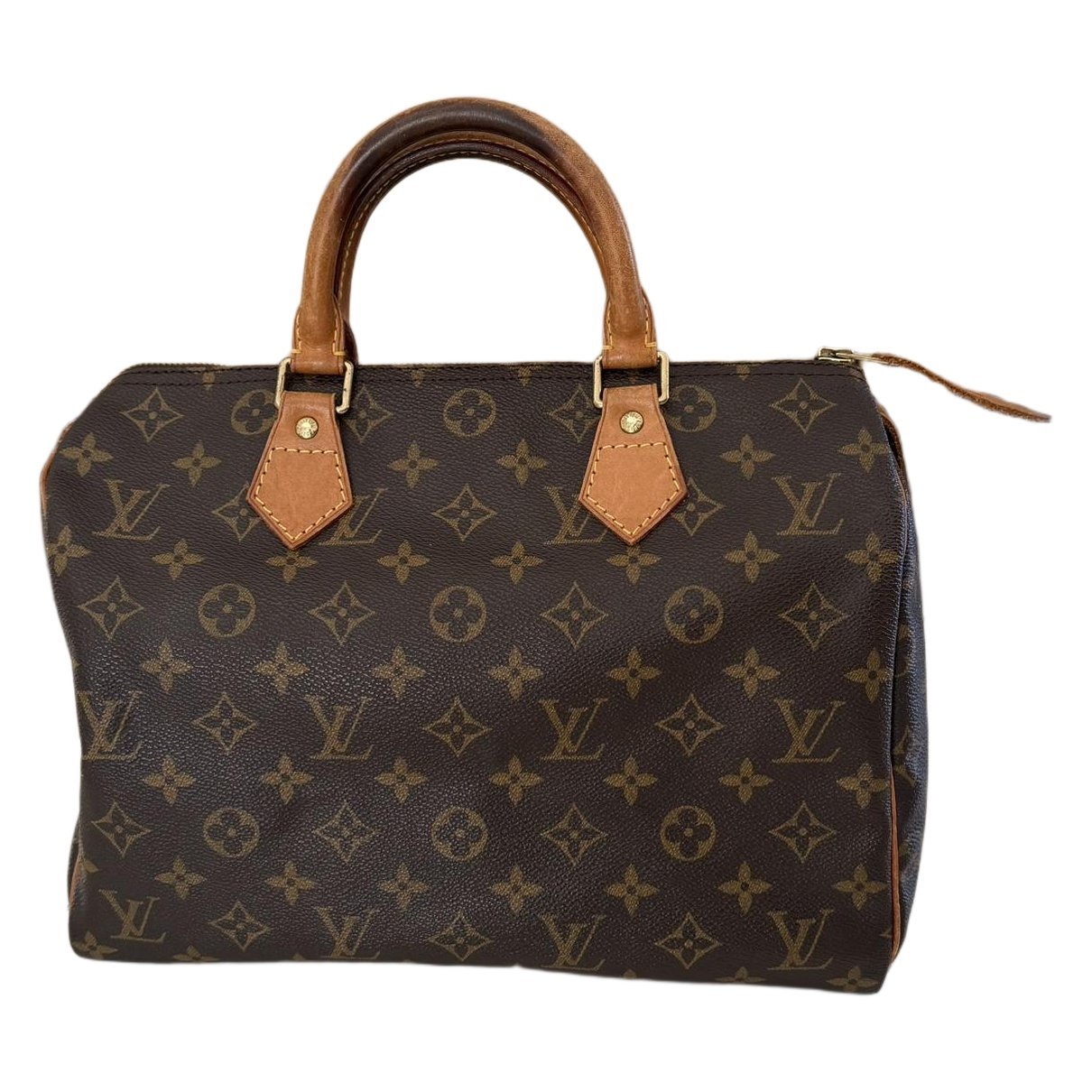 Speedy leather handbag