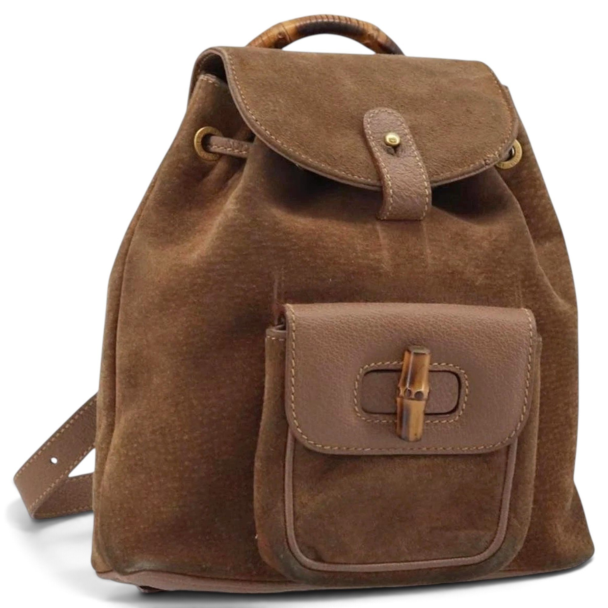 Bamboo Tassel Oval backpack