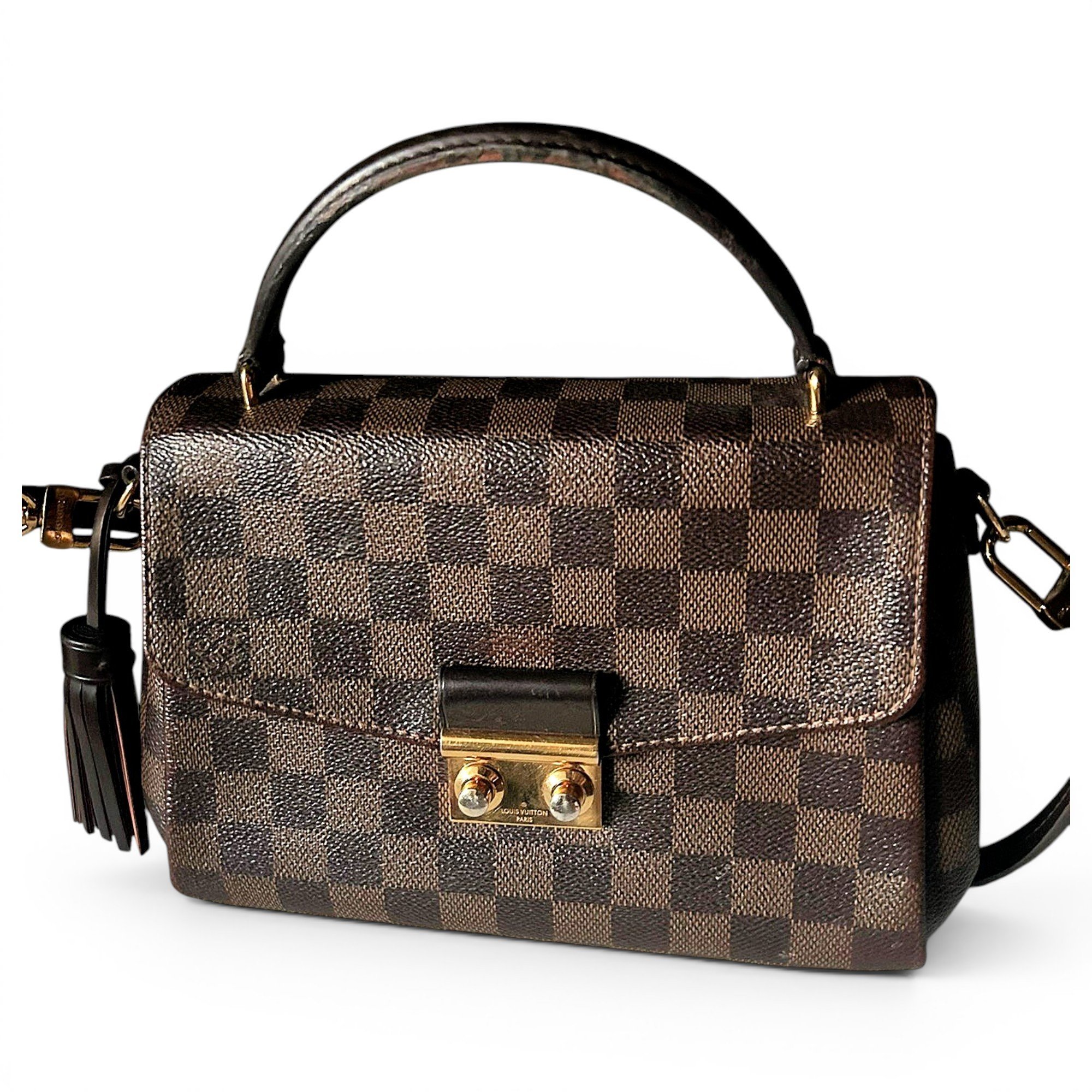 Croisette leather crossbody bag
