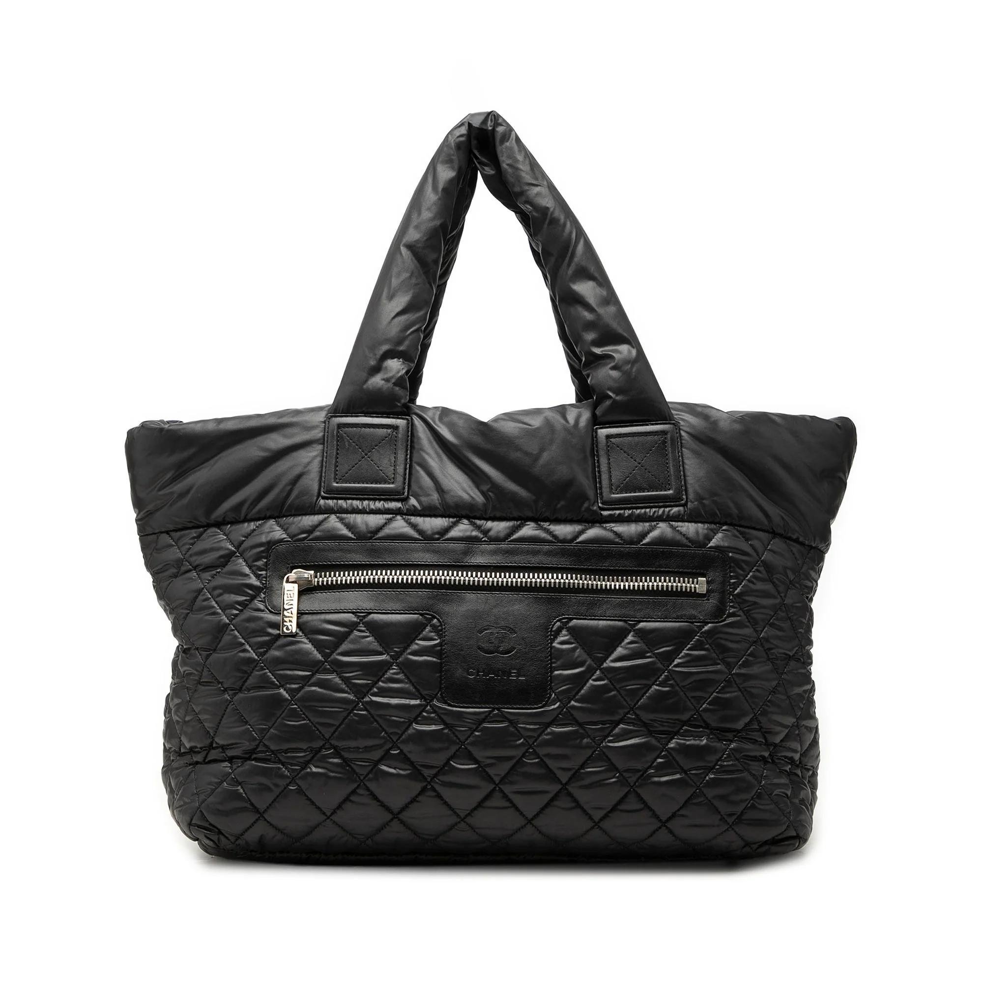 Cocoon leather tote