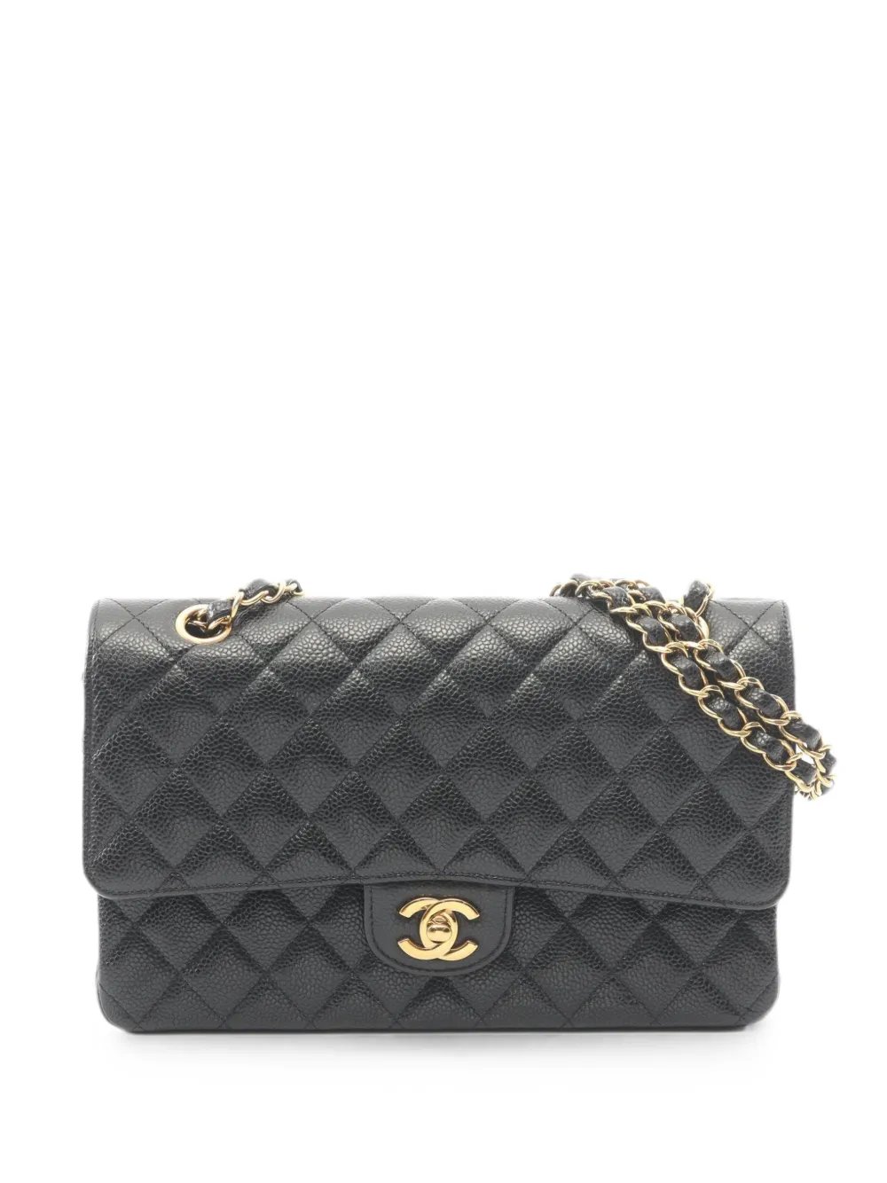 Matelassé leather shoulder bag