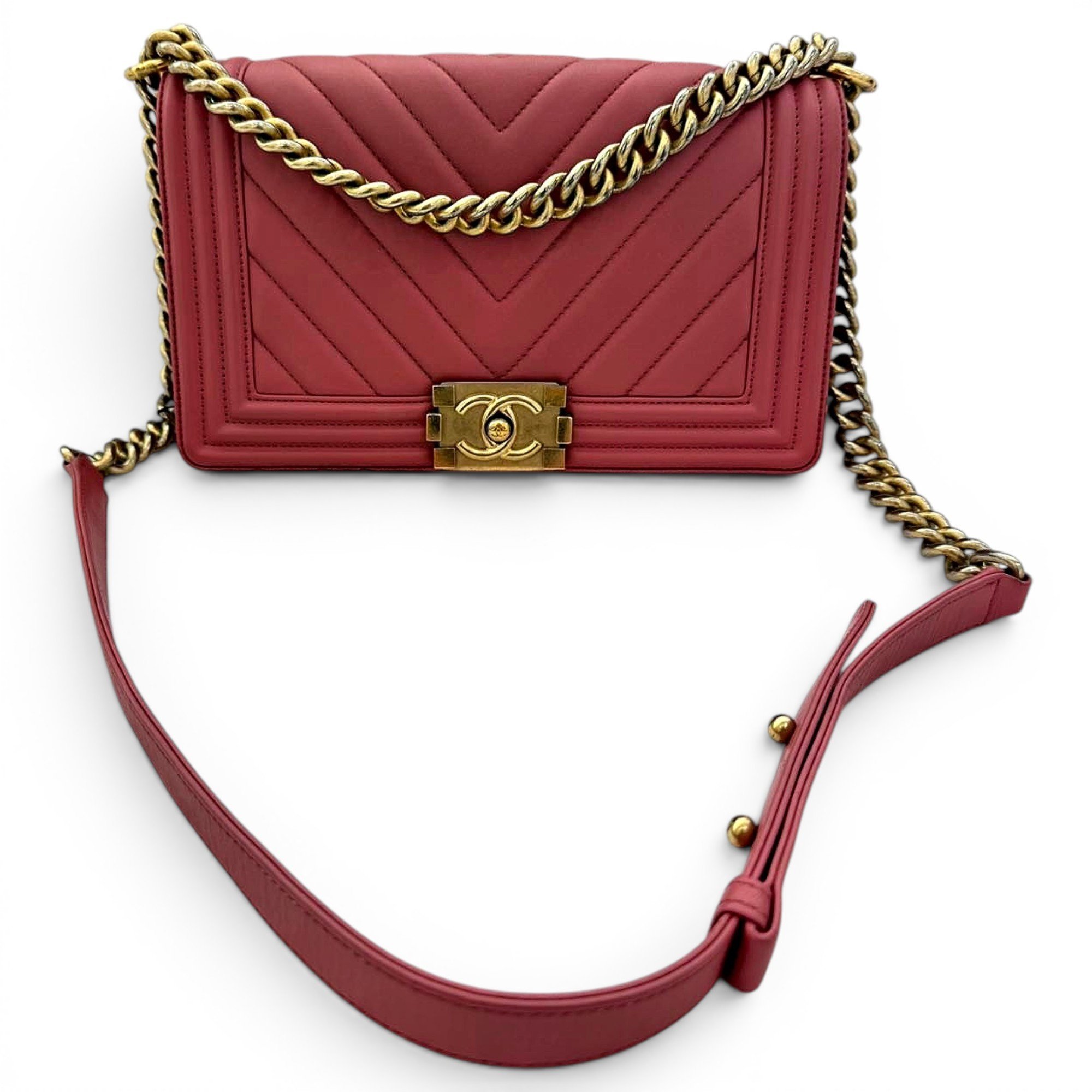 Boy leather crossbody bag