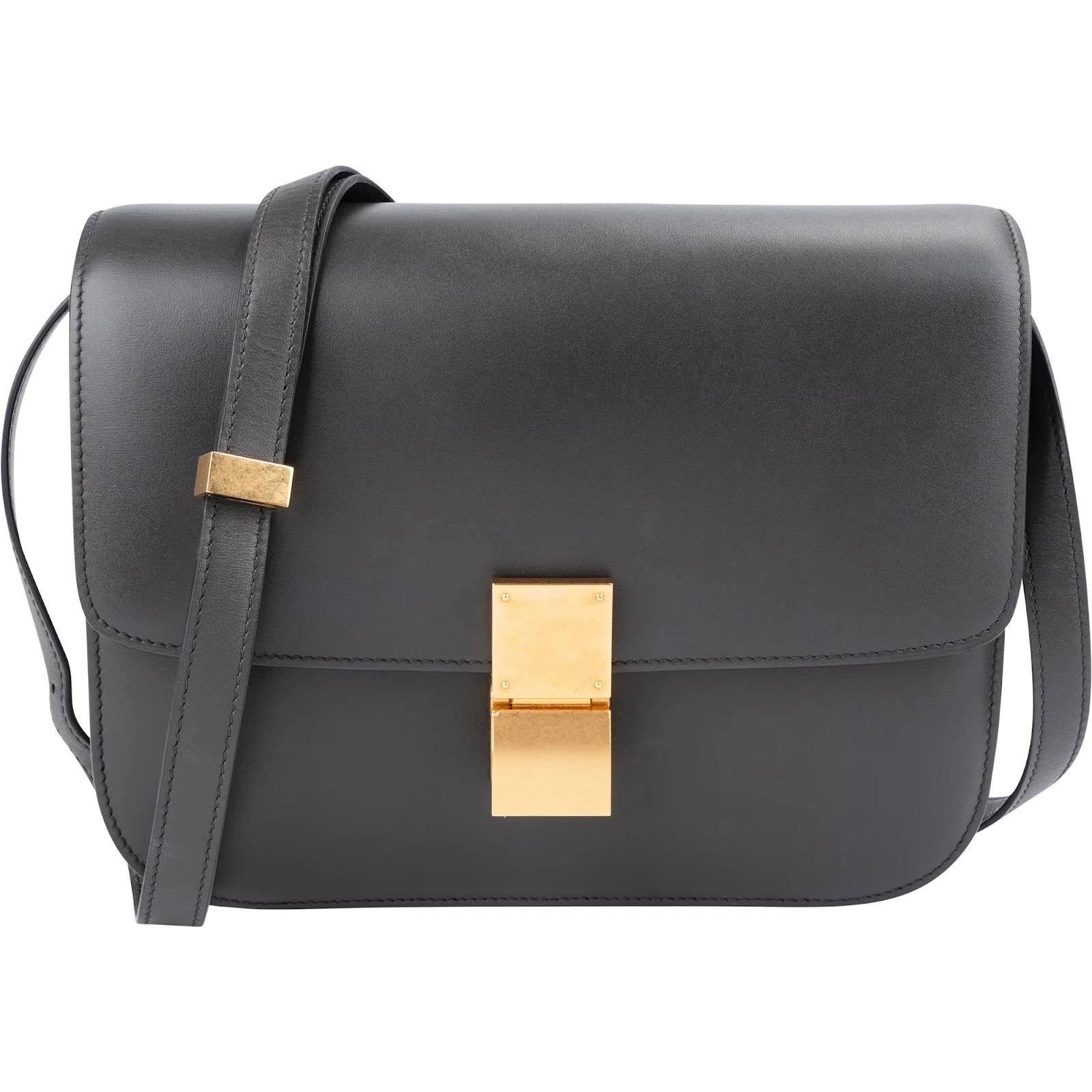 Classic leather crossbody bag