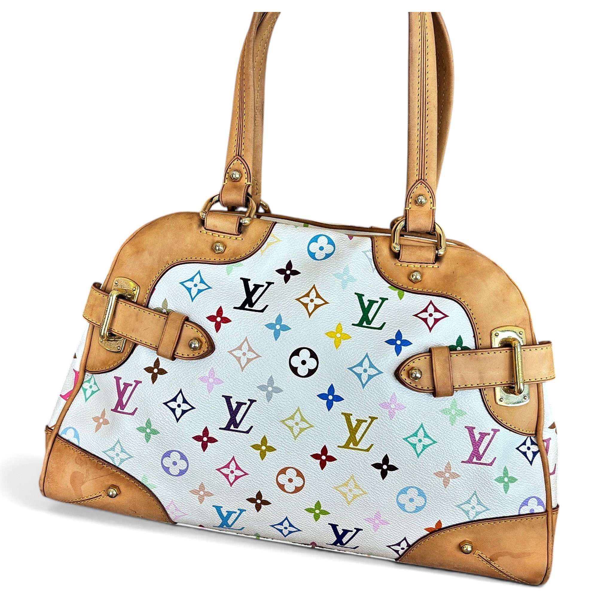 Patent leather handbag