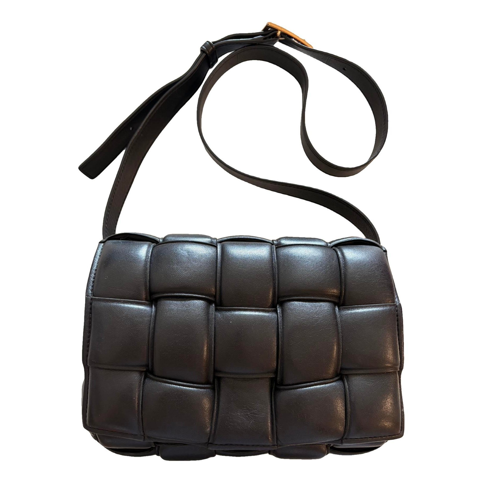 Cassette Padded leather crossbody bag