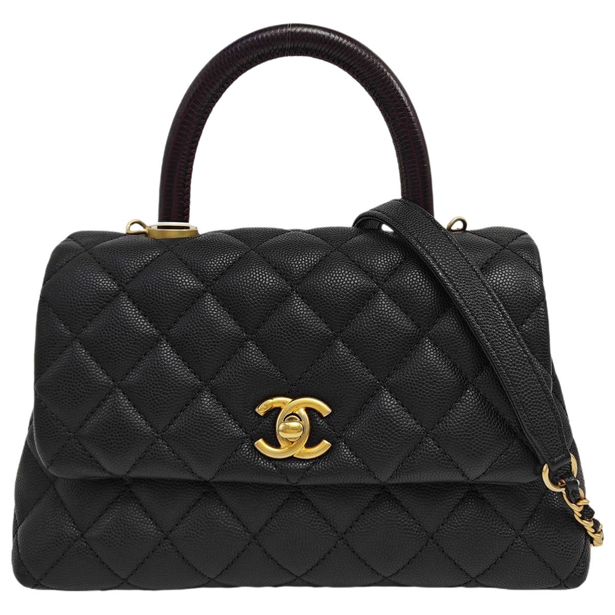 Coco Handle leather handbag