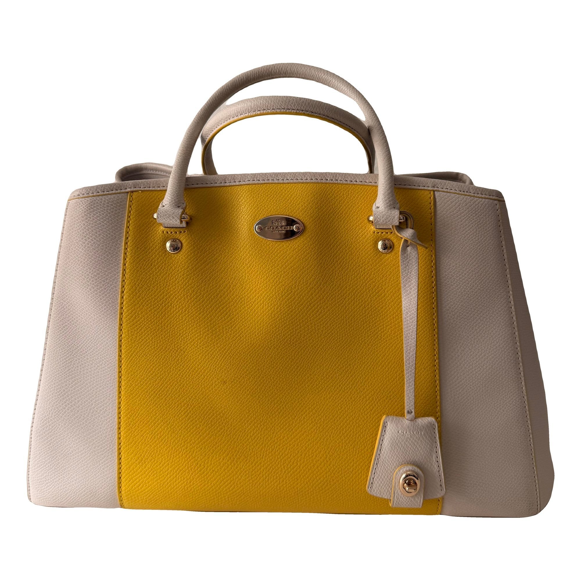 Leather tote