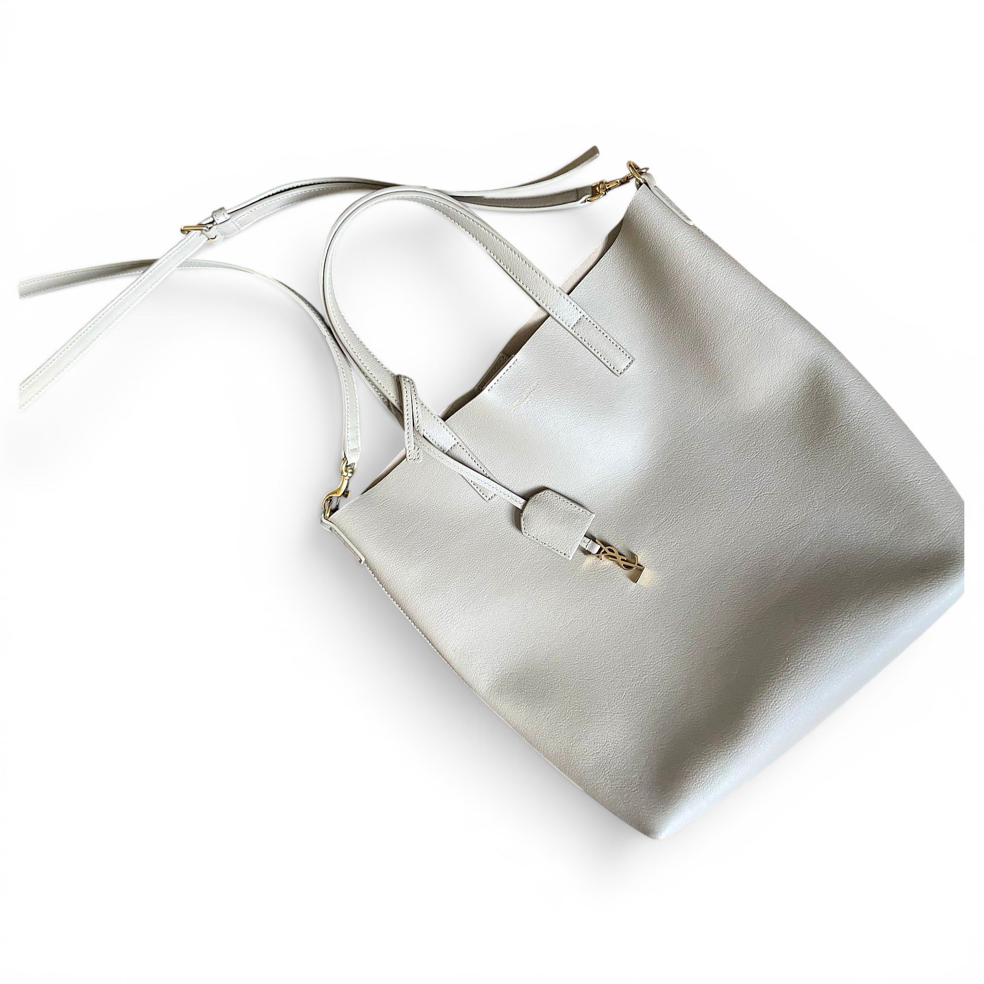 Shopping leather tote