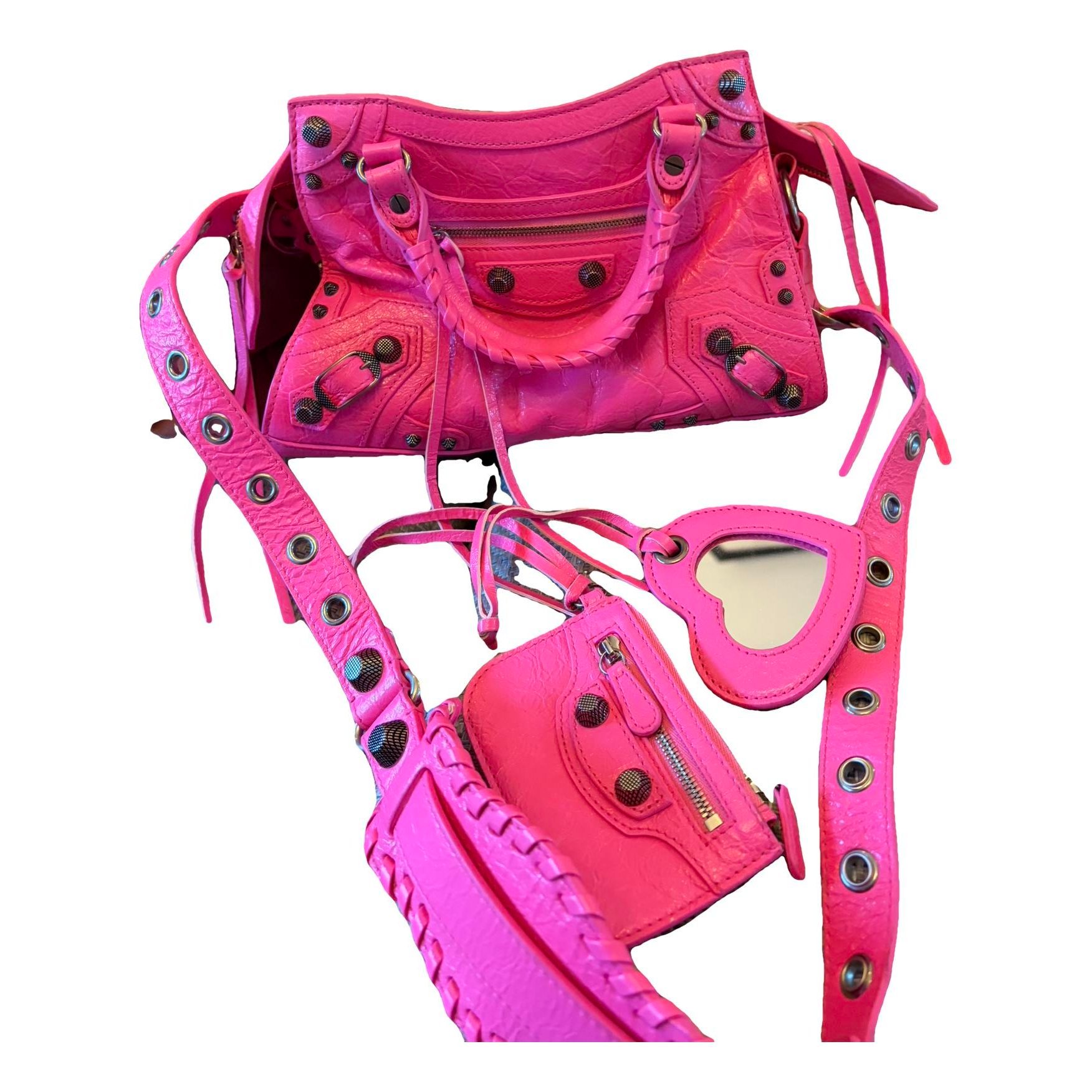 Balenciaga Neo Cagole City leather crossbody bag