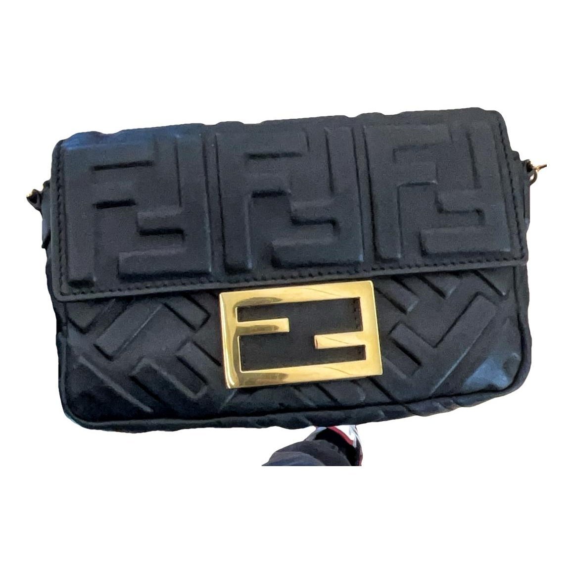 Baguette leather handbag