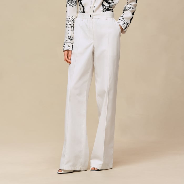 Blanc Cassé Loose Fit Pants