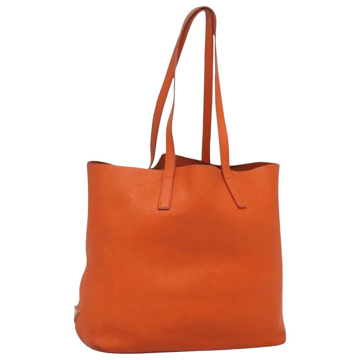 Leather tote