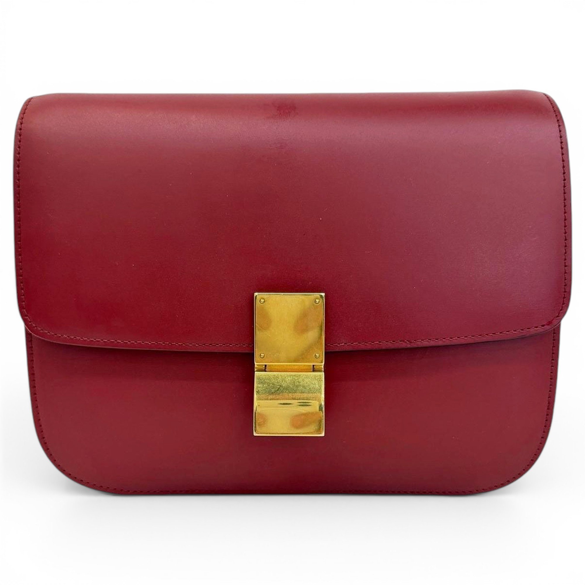 Classic leather crossbody bag