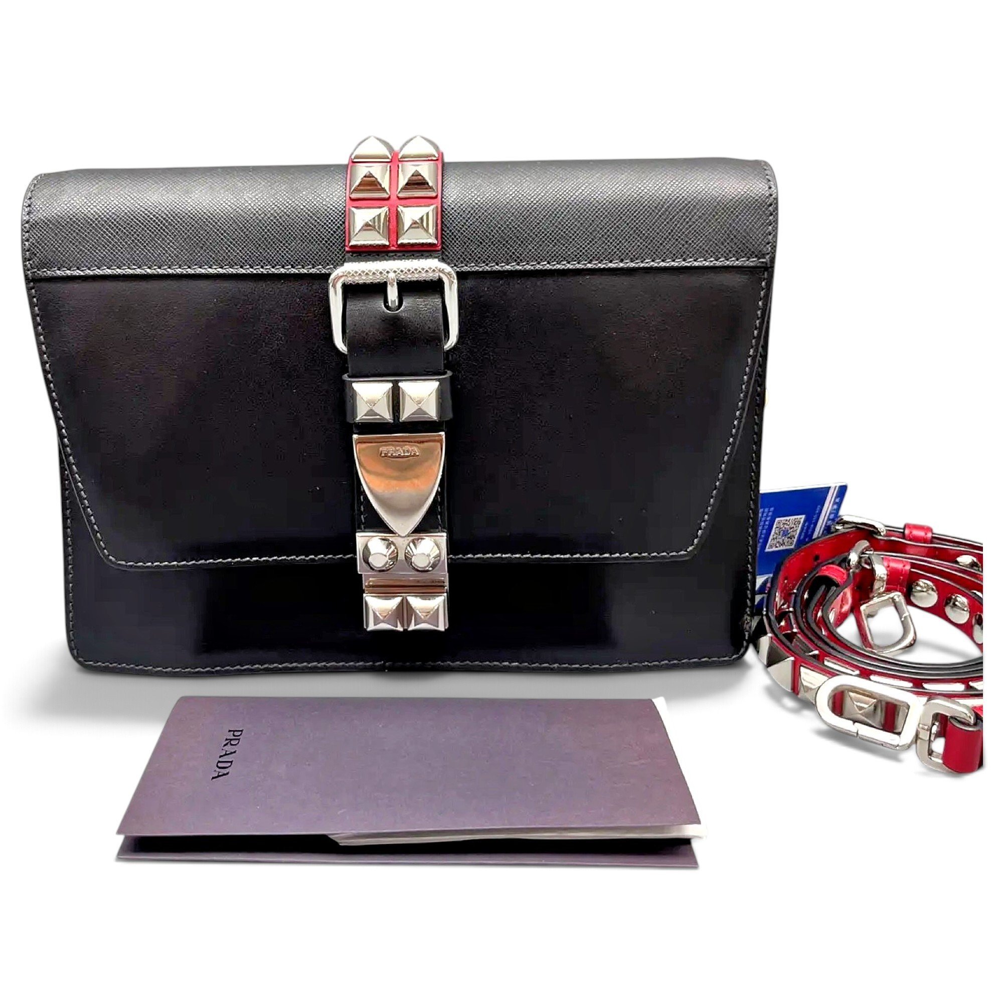 Elektra leather crossbody bag