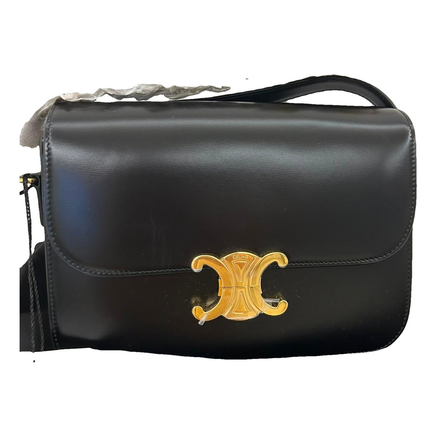 Triomphe leather handbag