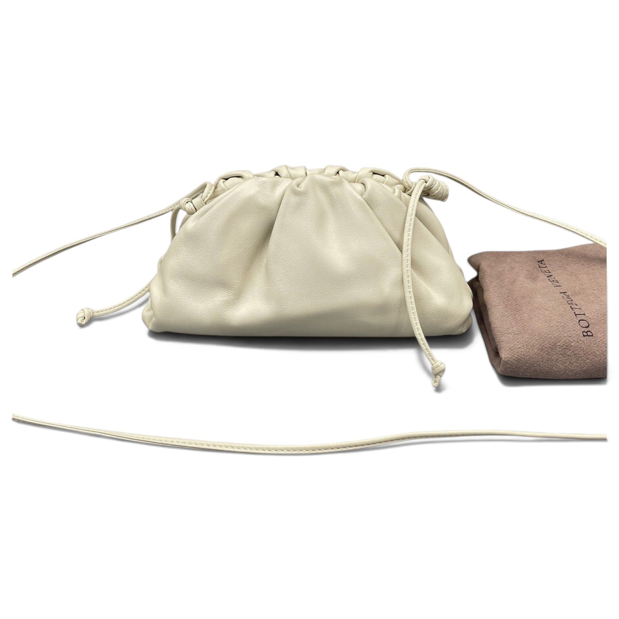 Pouch leather crossbody bag