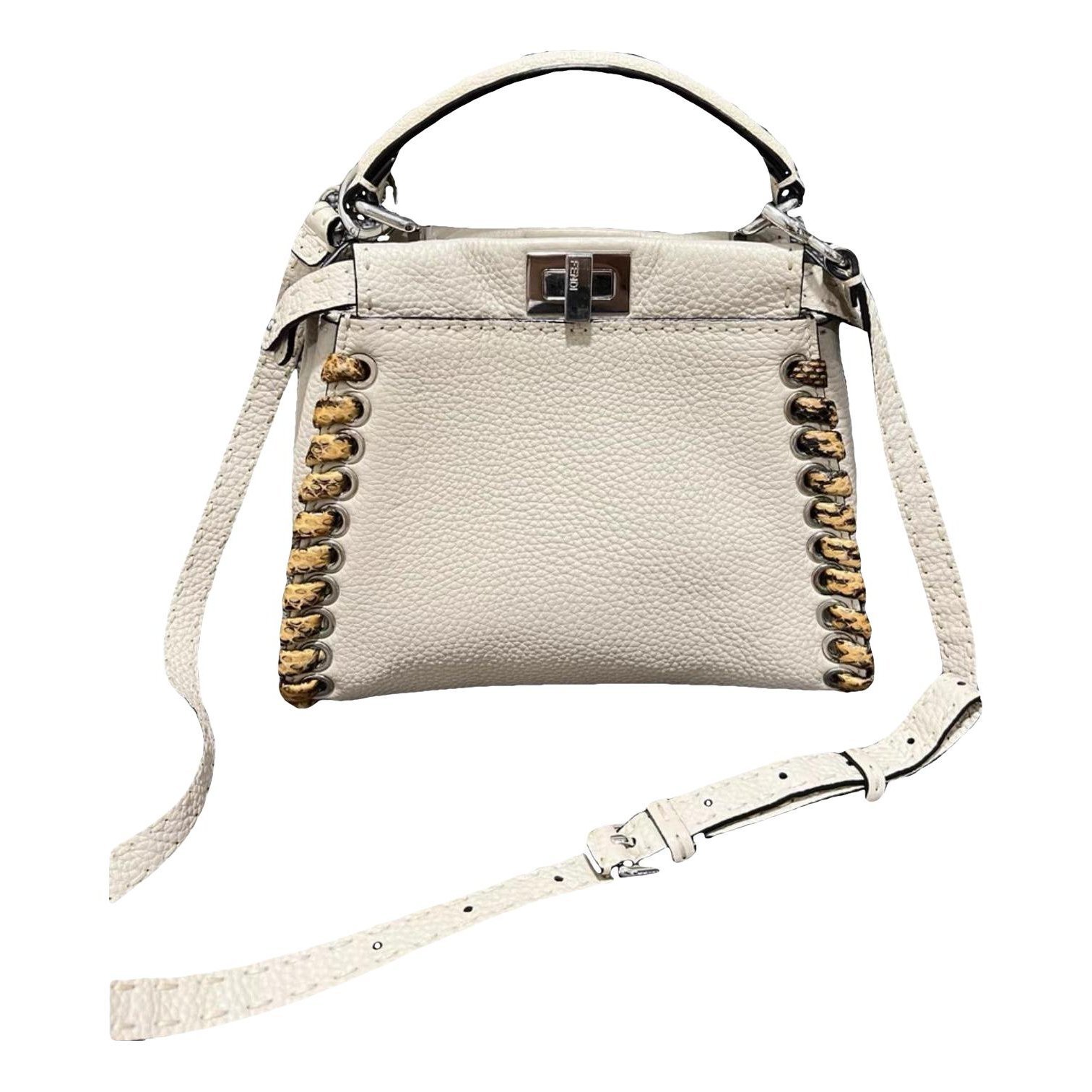 Peekaboo leather handbag