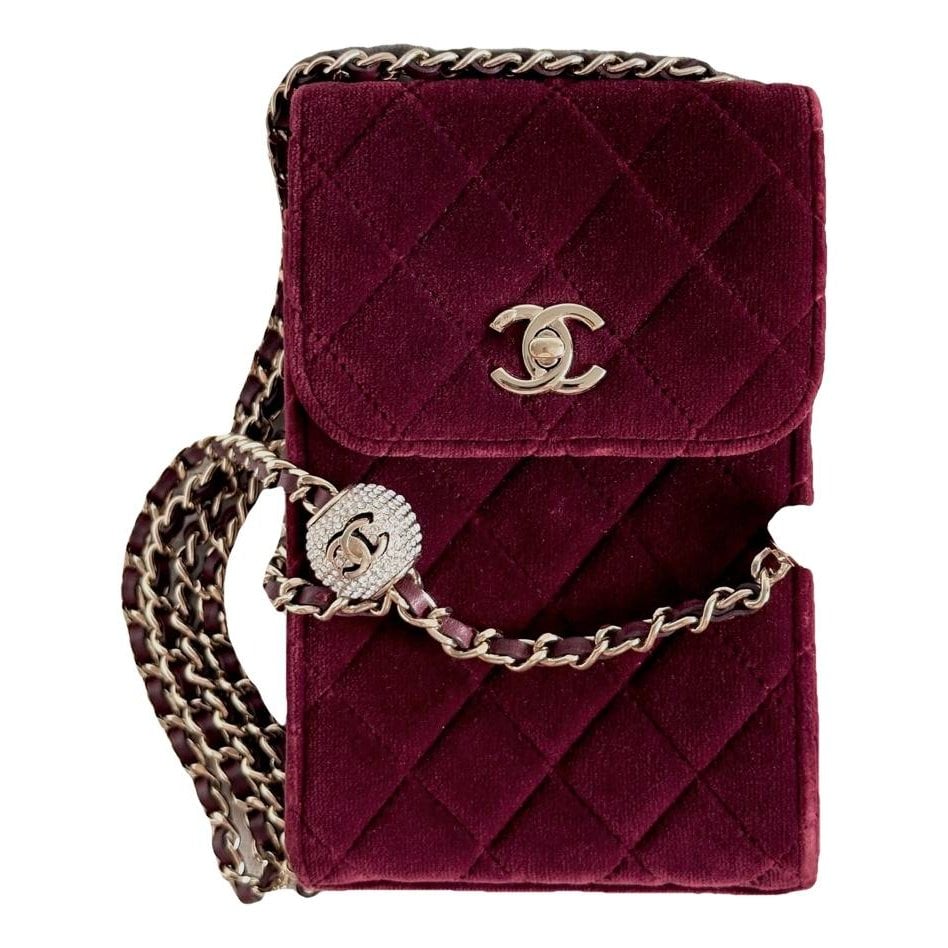 Vanity leather handbag