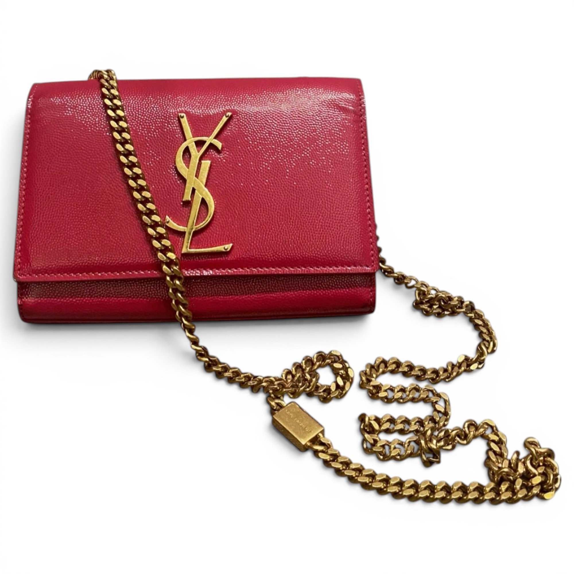 Patent leather mini bag