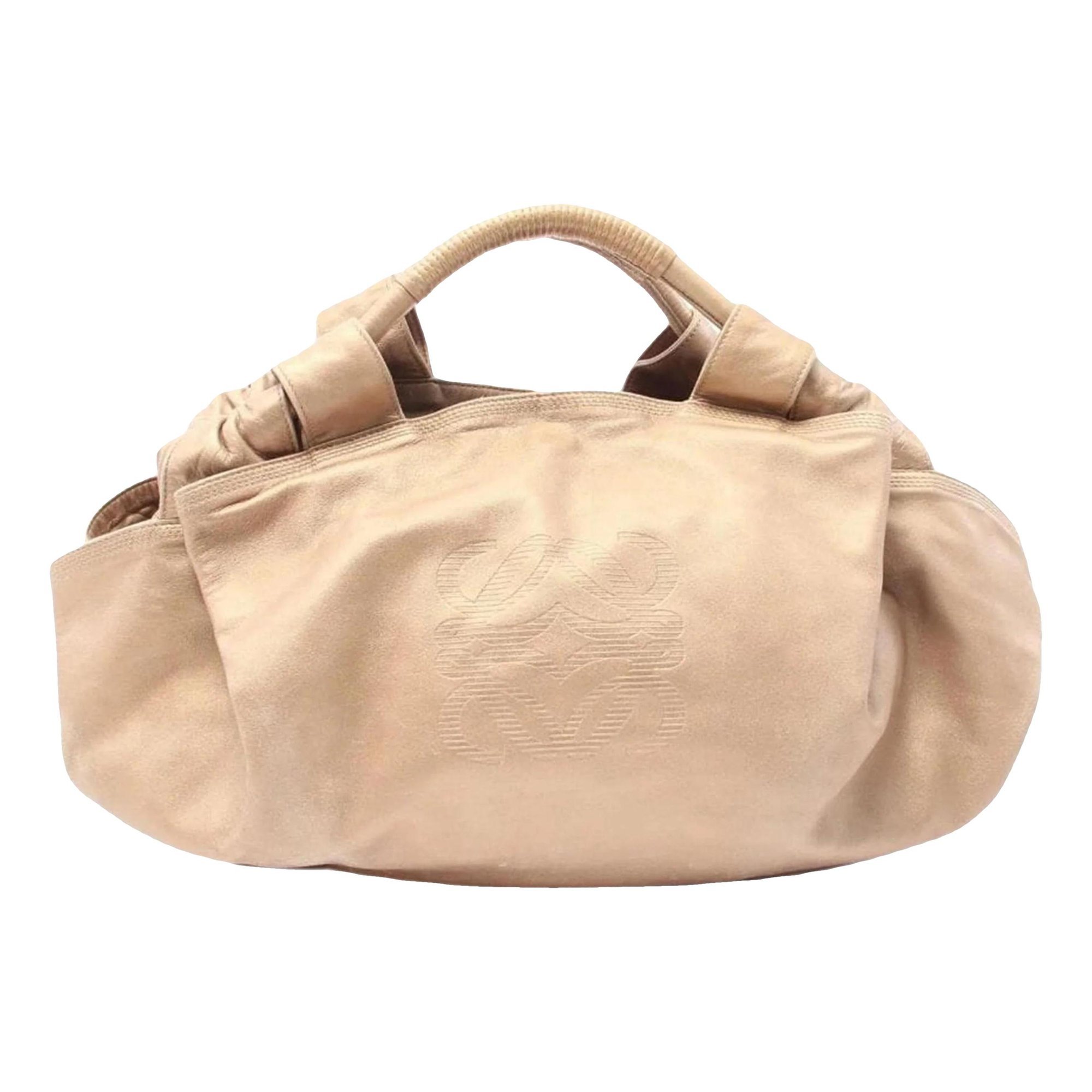 Anagram leather handbag