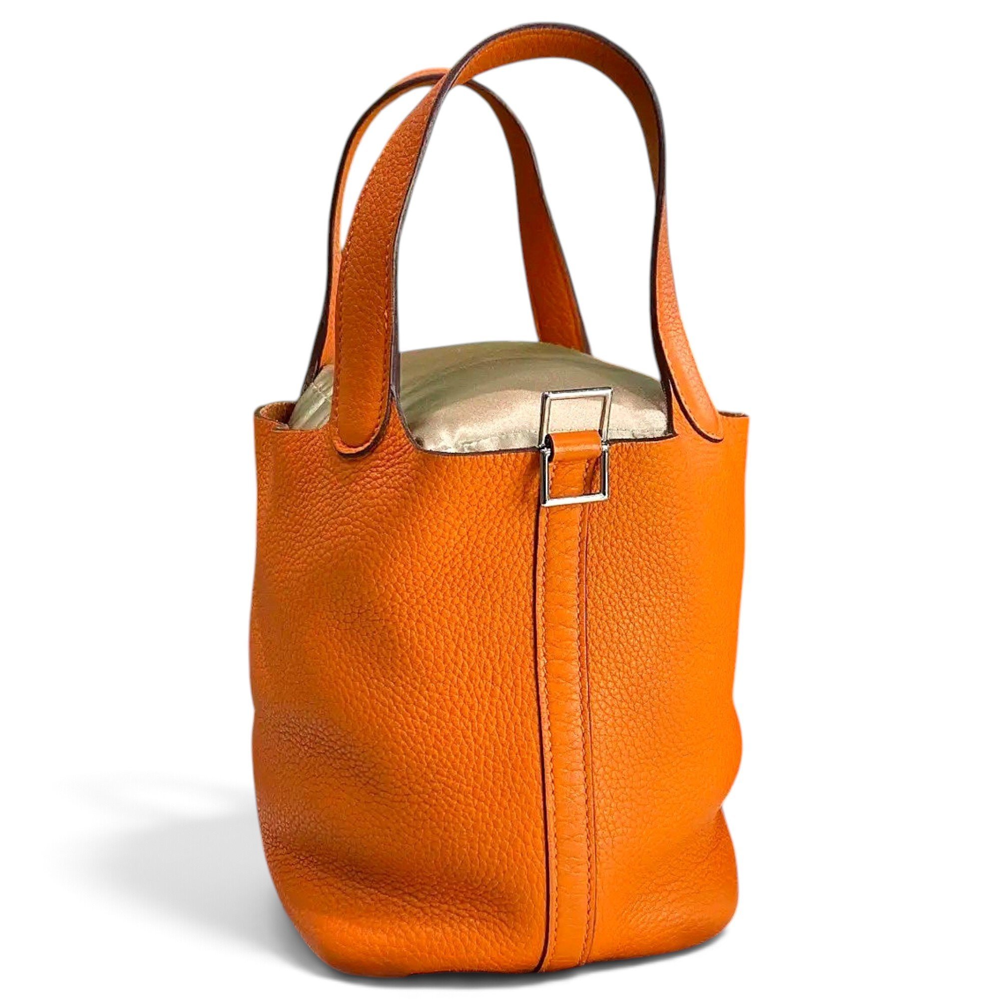 Picotin leather handbag