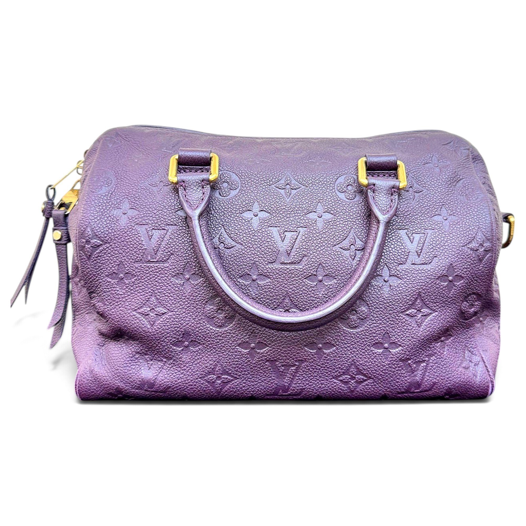 Speedy leather handbag