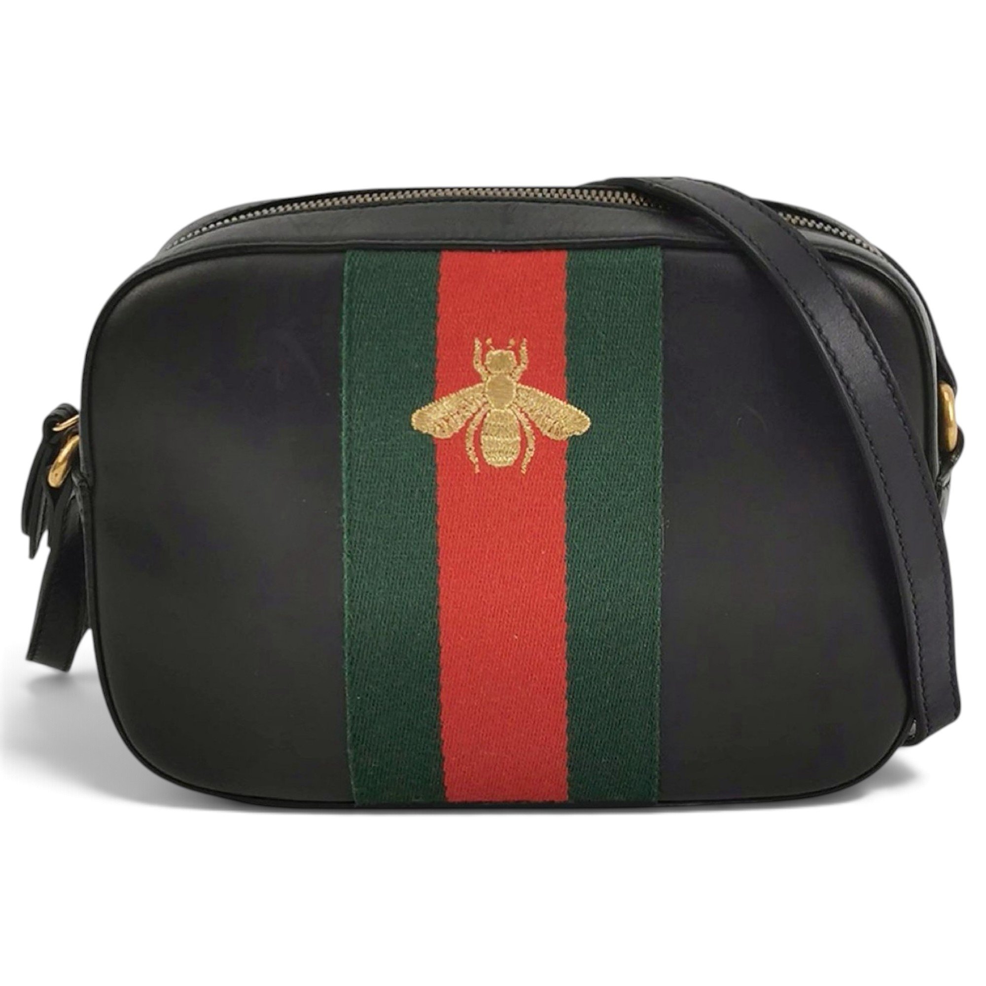 Ophidia leather crossbody bag