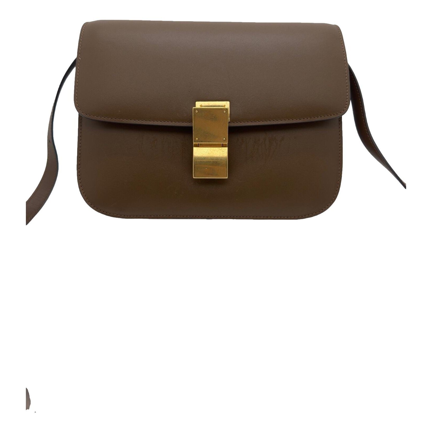 Classic leather crossbody bag