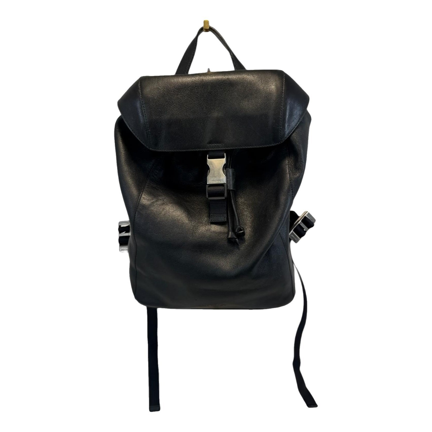 Leather backpack