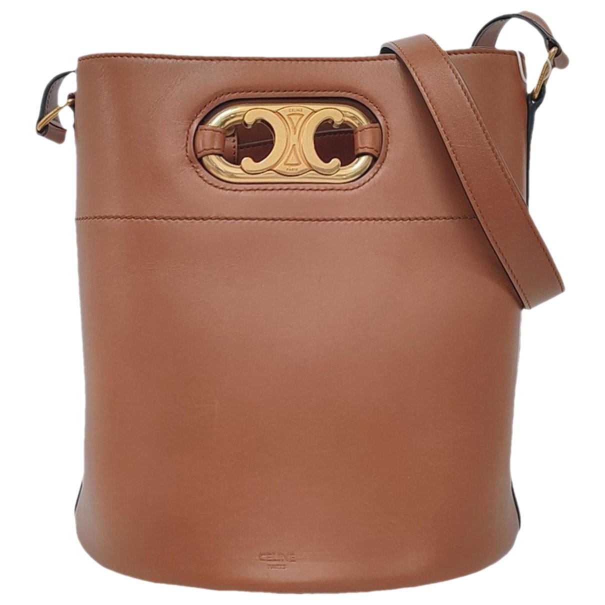 Triomphe leather handbag