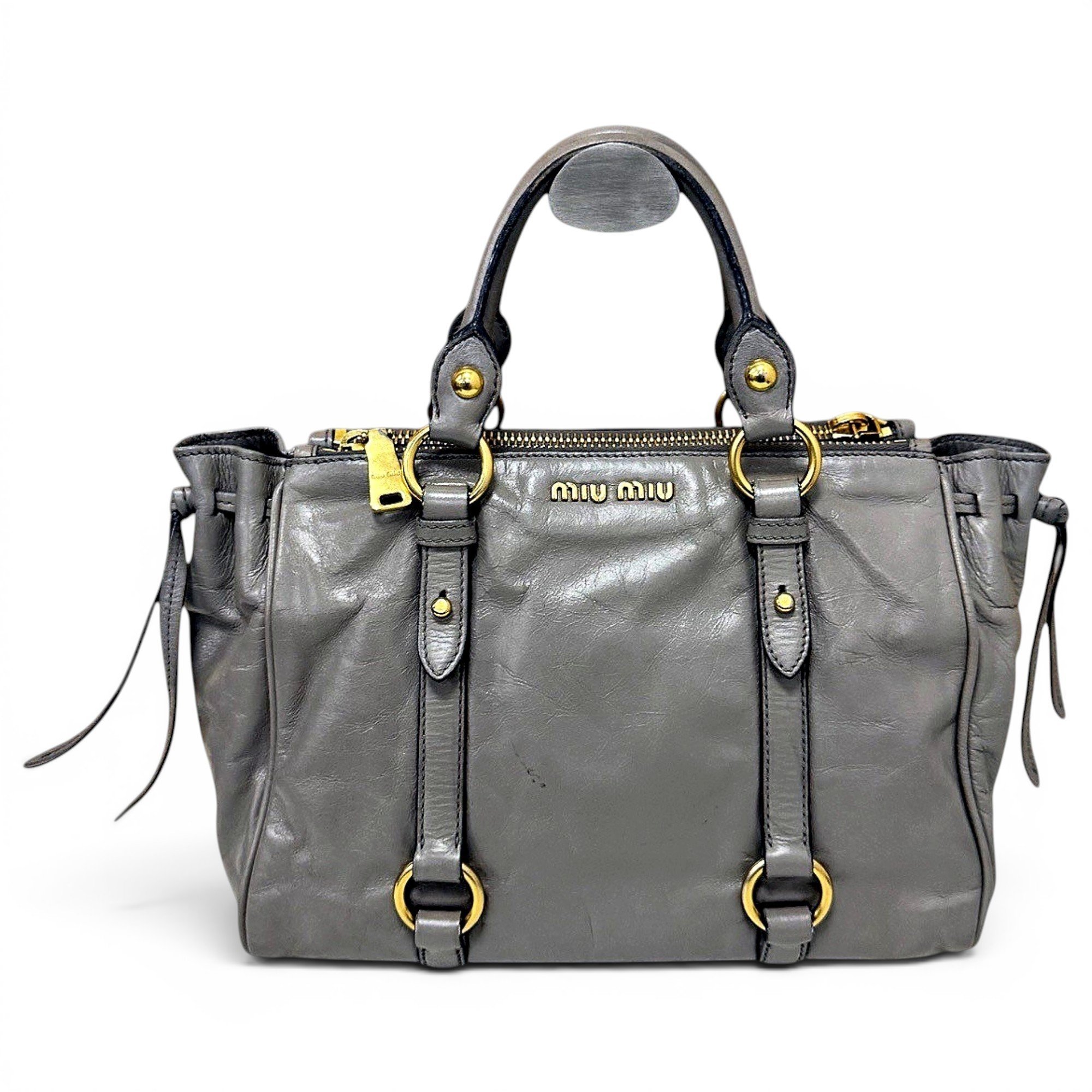 Vitello leather handbag