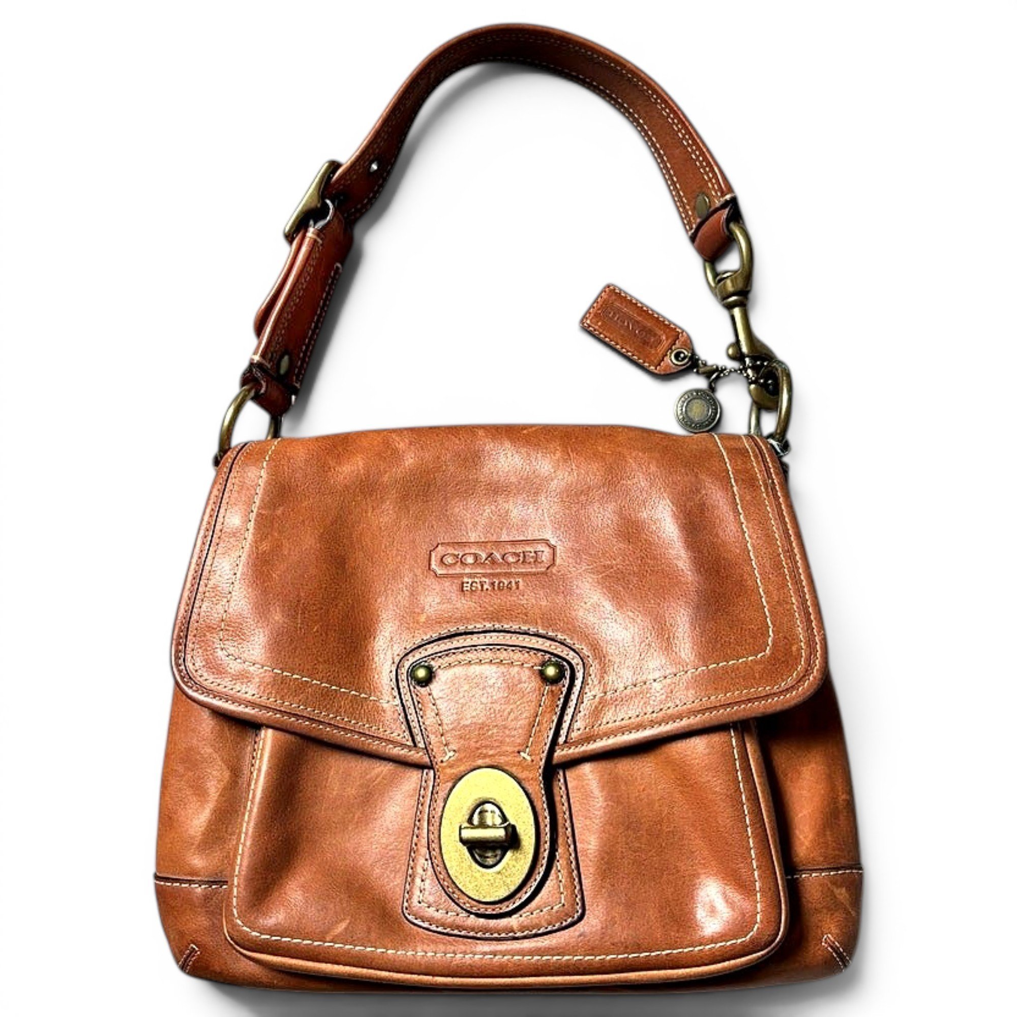 Leather handbag