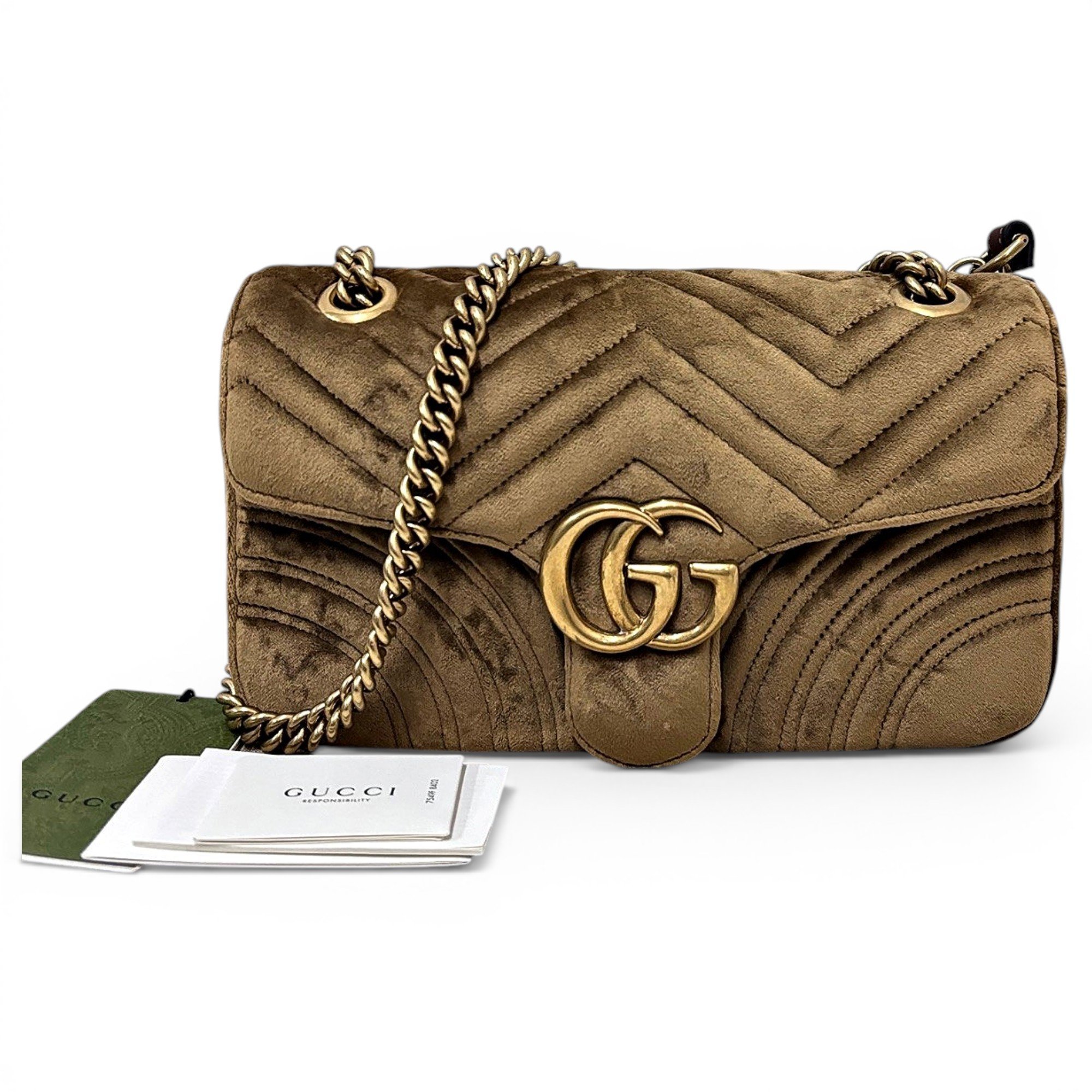 GG Marmont velvet handbag